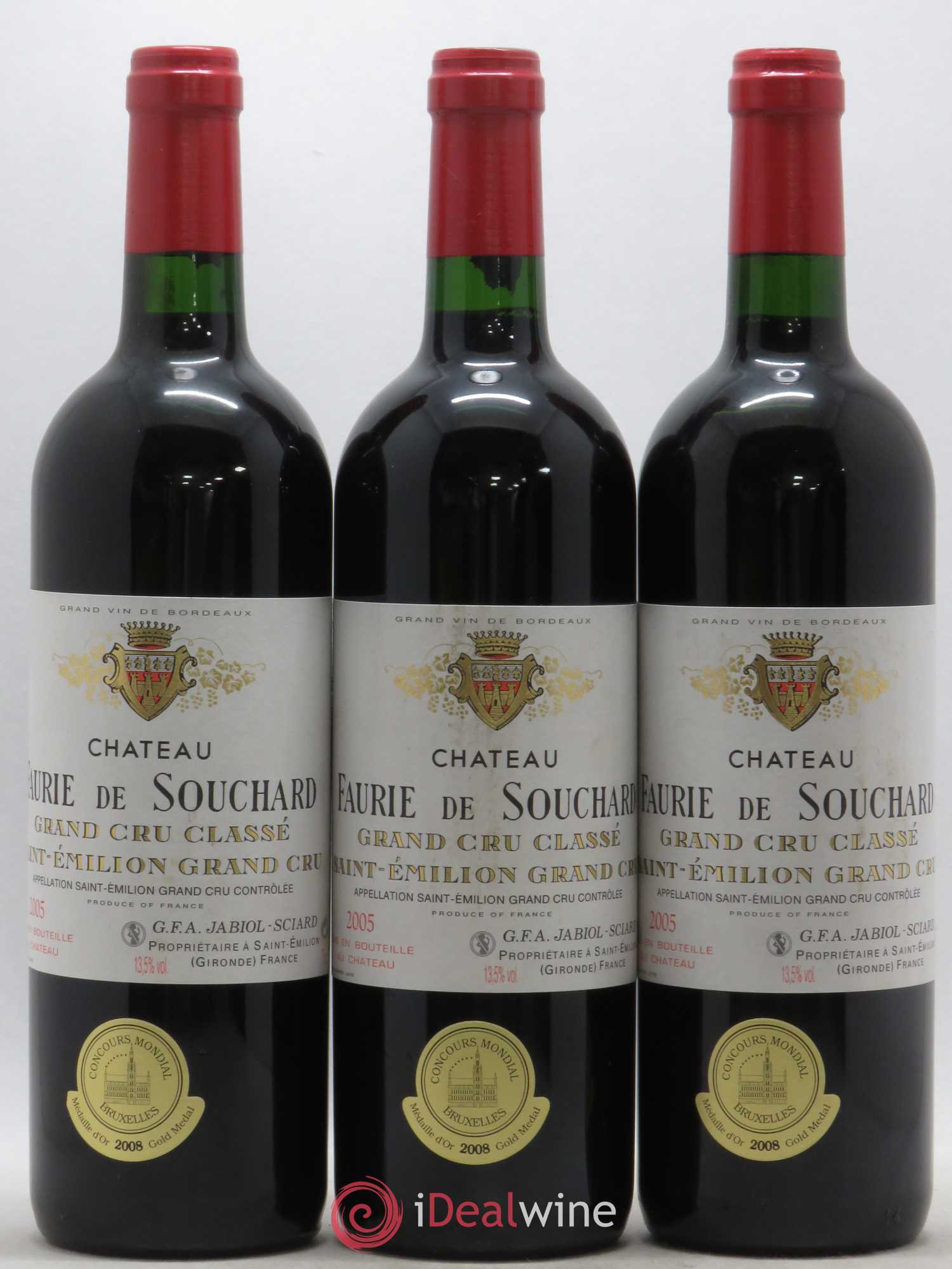 Château Faurie de Souchard Grand Cru Classé 2005 - Lot de 6 bouteilles - 2