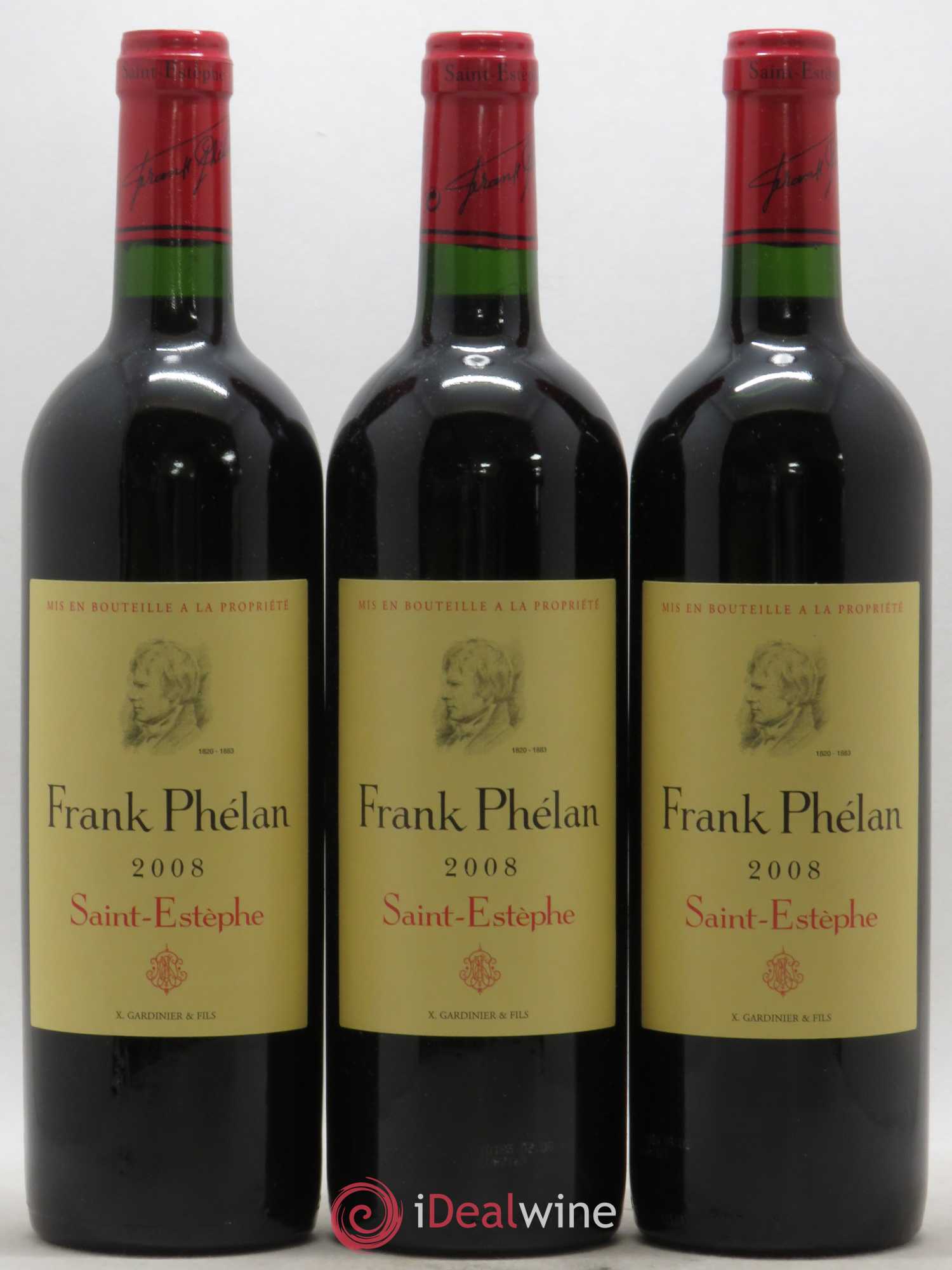 Frank Phélan Second Vin 2008 - Lot de 6 bouteilles - 1
