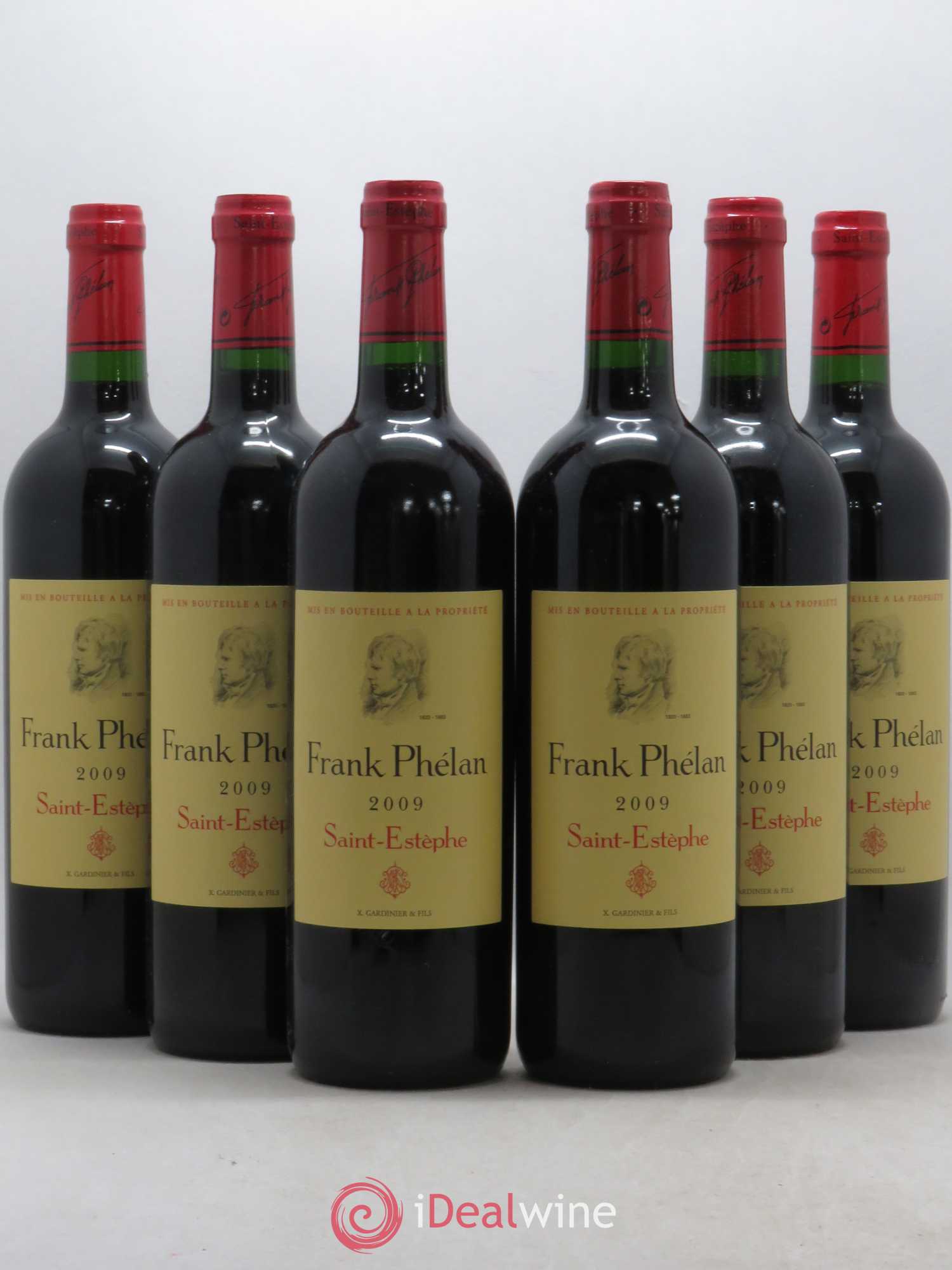Frank Phélan Second Vin 2009 - Lot de 6 bouteilles - 0