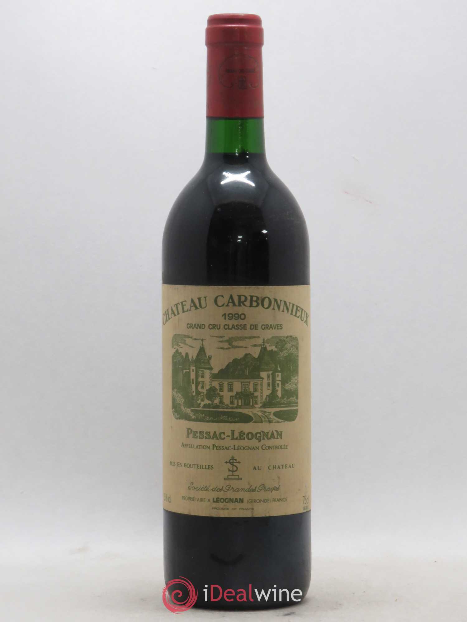 Château Carbonnieux Cru Classé de Graves 1990 - Lot de 1 bouteille - 0