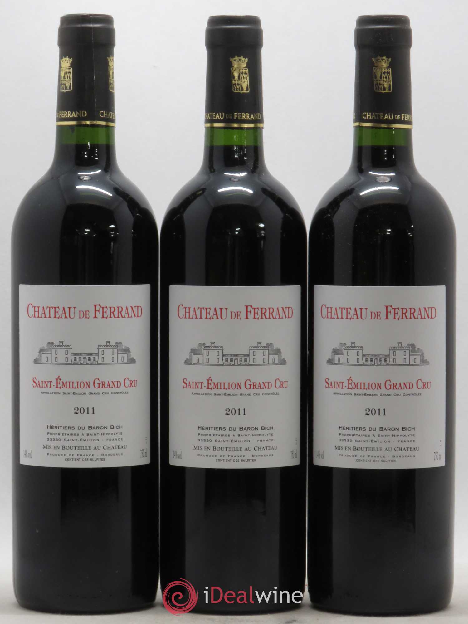 Château de Ferrand Grand Cru Classé 2011 - Lot de 6 bouteilles - 1