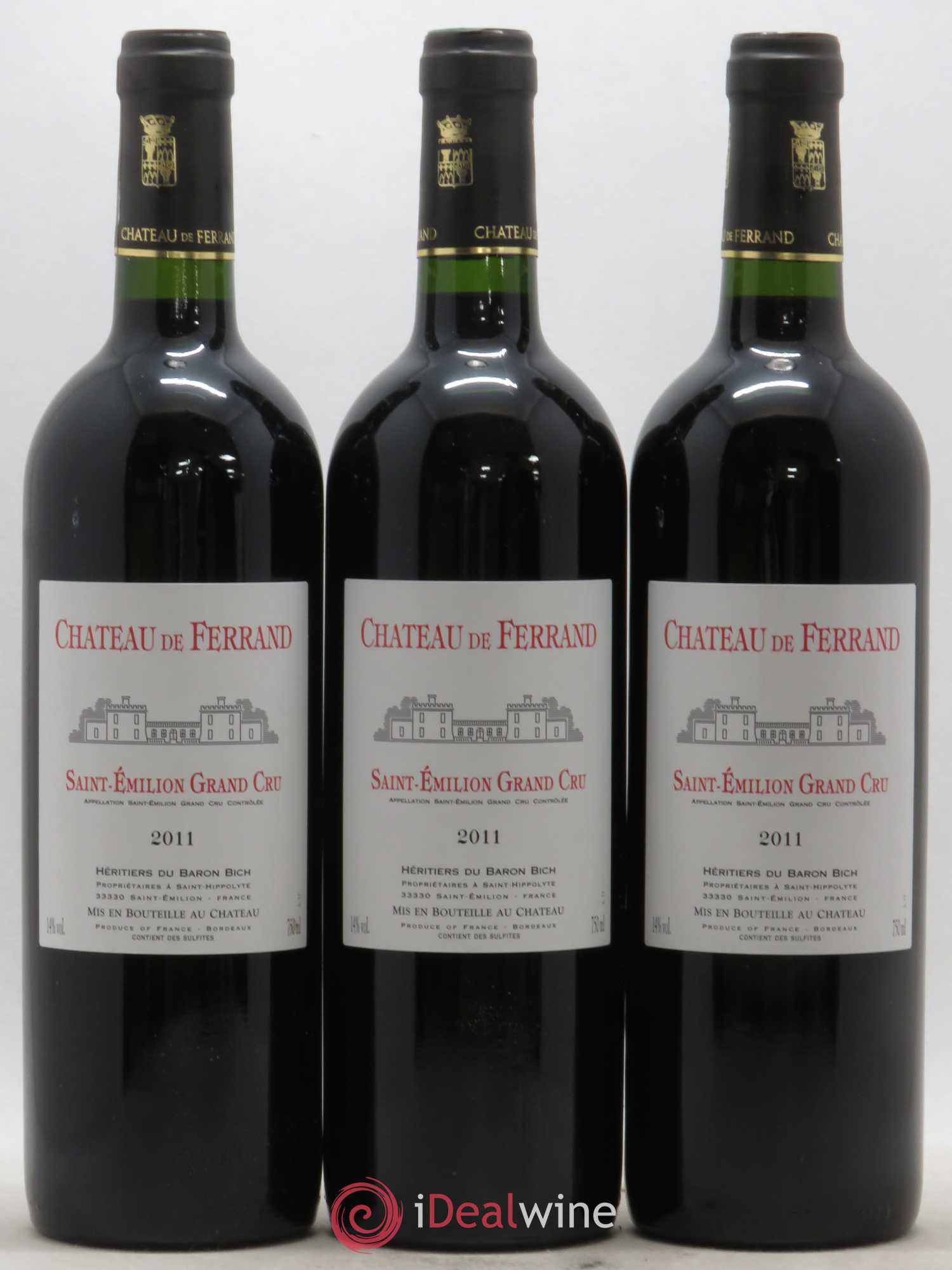 Château de Ferrand Grand Cru Classé 2011 - Lot de 6 bouteilles - 2