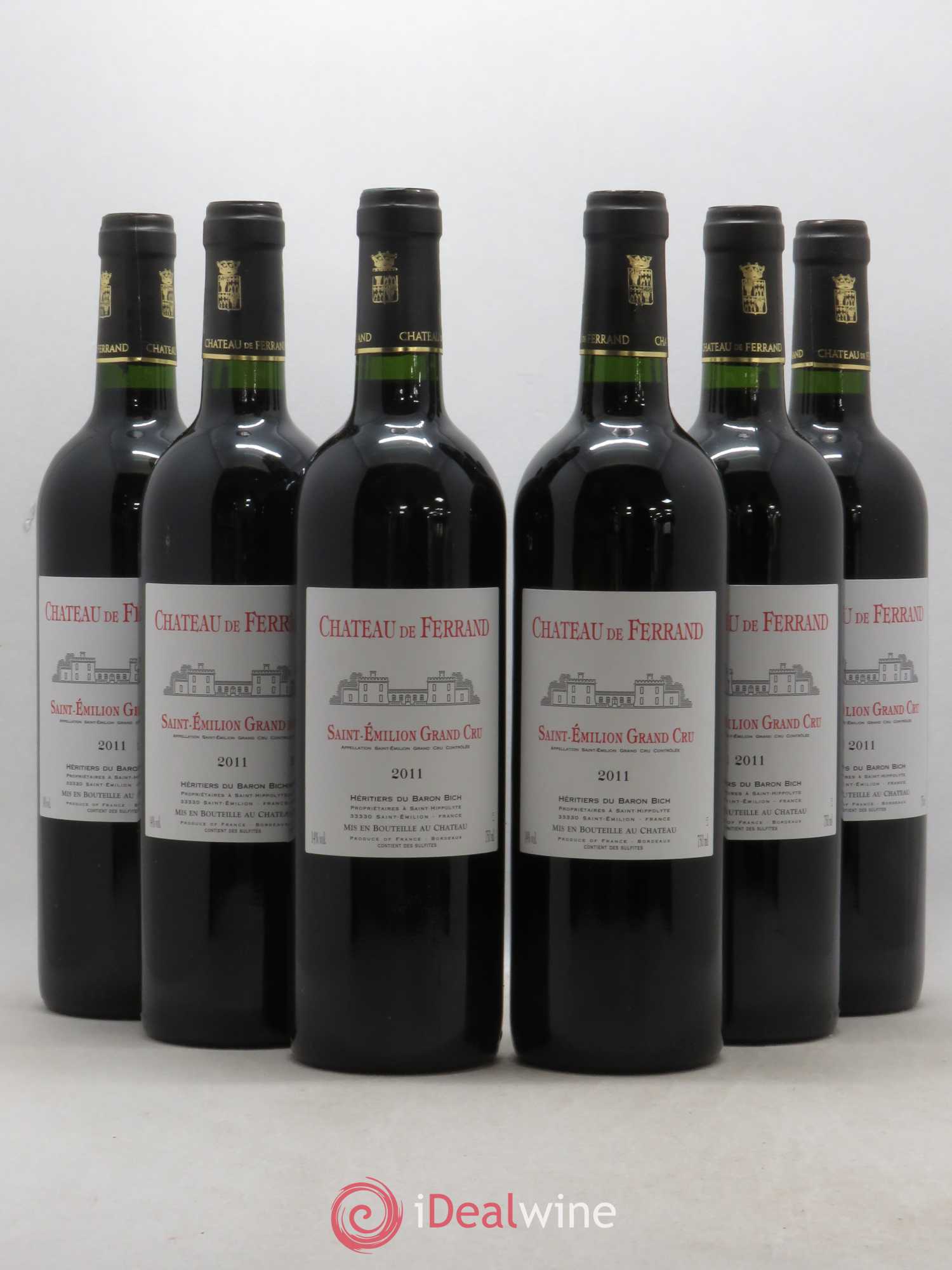 Château de Ferrand Grand Cru Classé 2011 - Lot de 6 bouteilles - 0