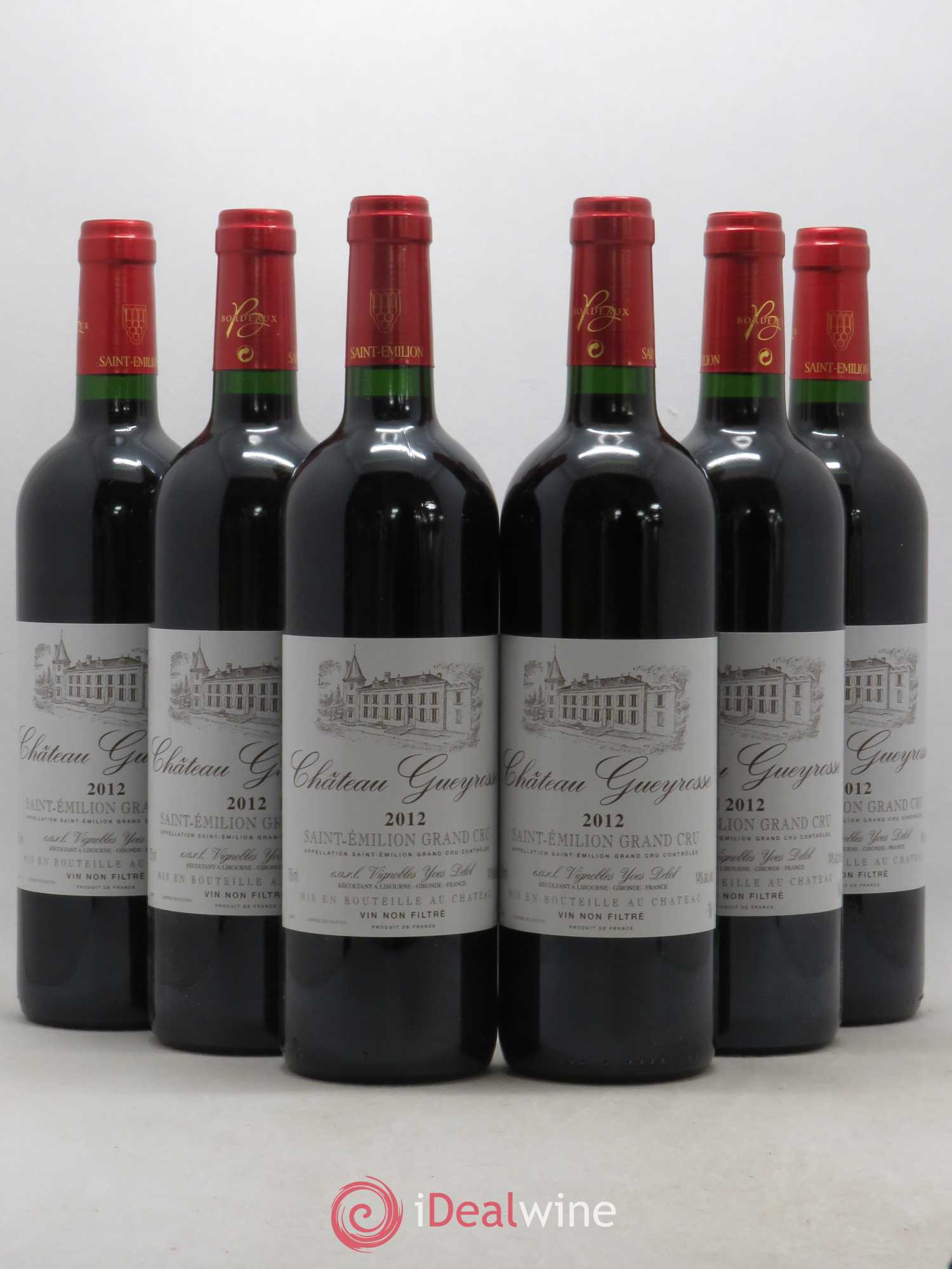 Saint-Émilion Grand Cru 2012 - Posten von 6 Flaschen - 0