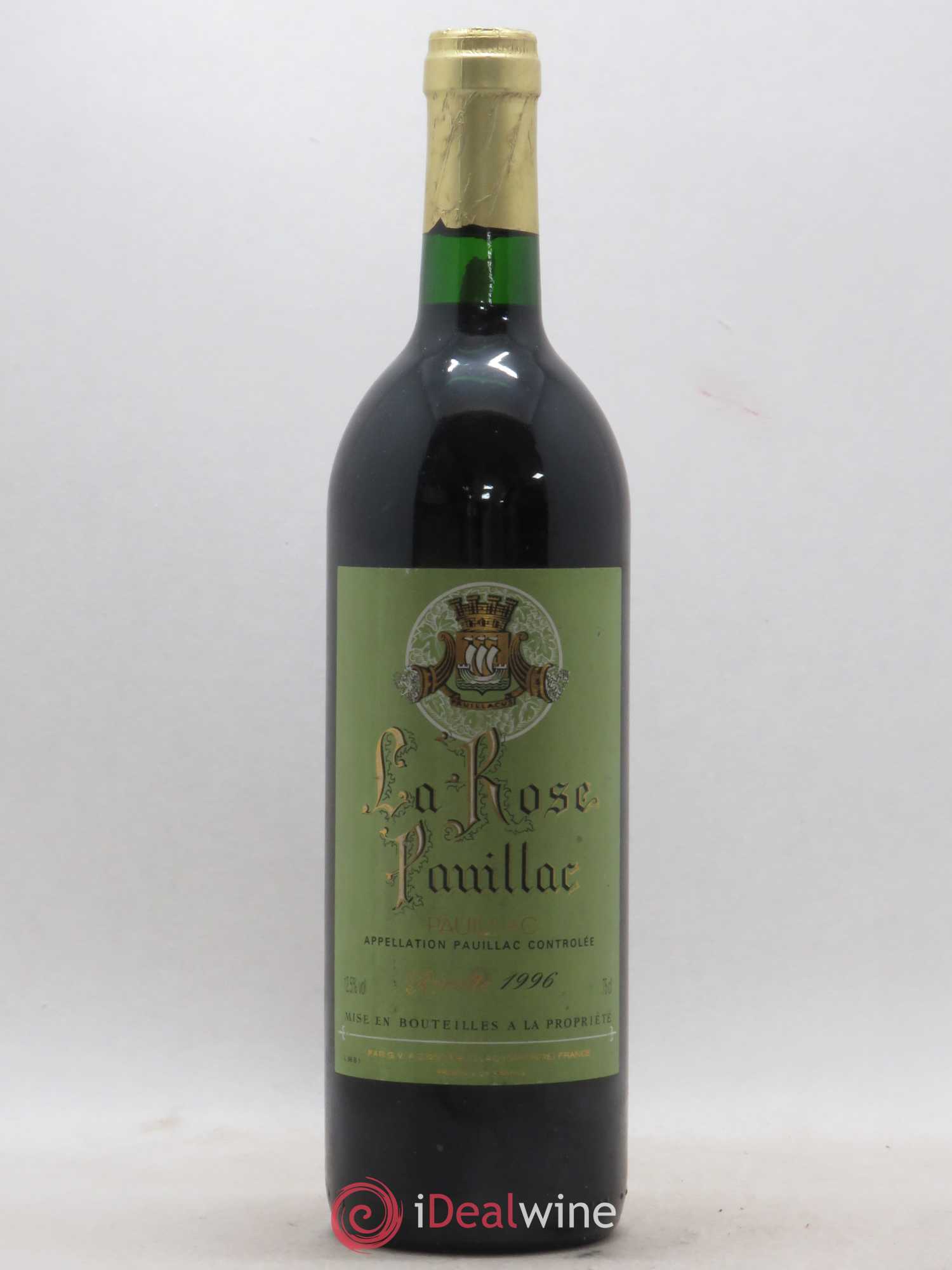 La Rose Pauillac 1996 - Lot de 1 bouteille - 0