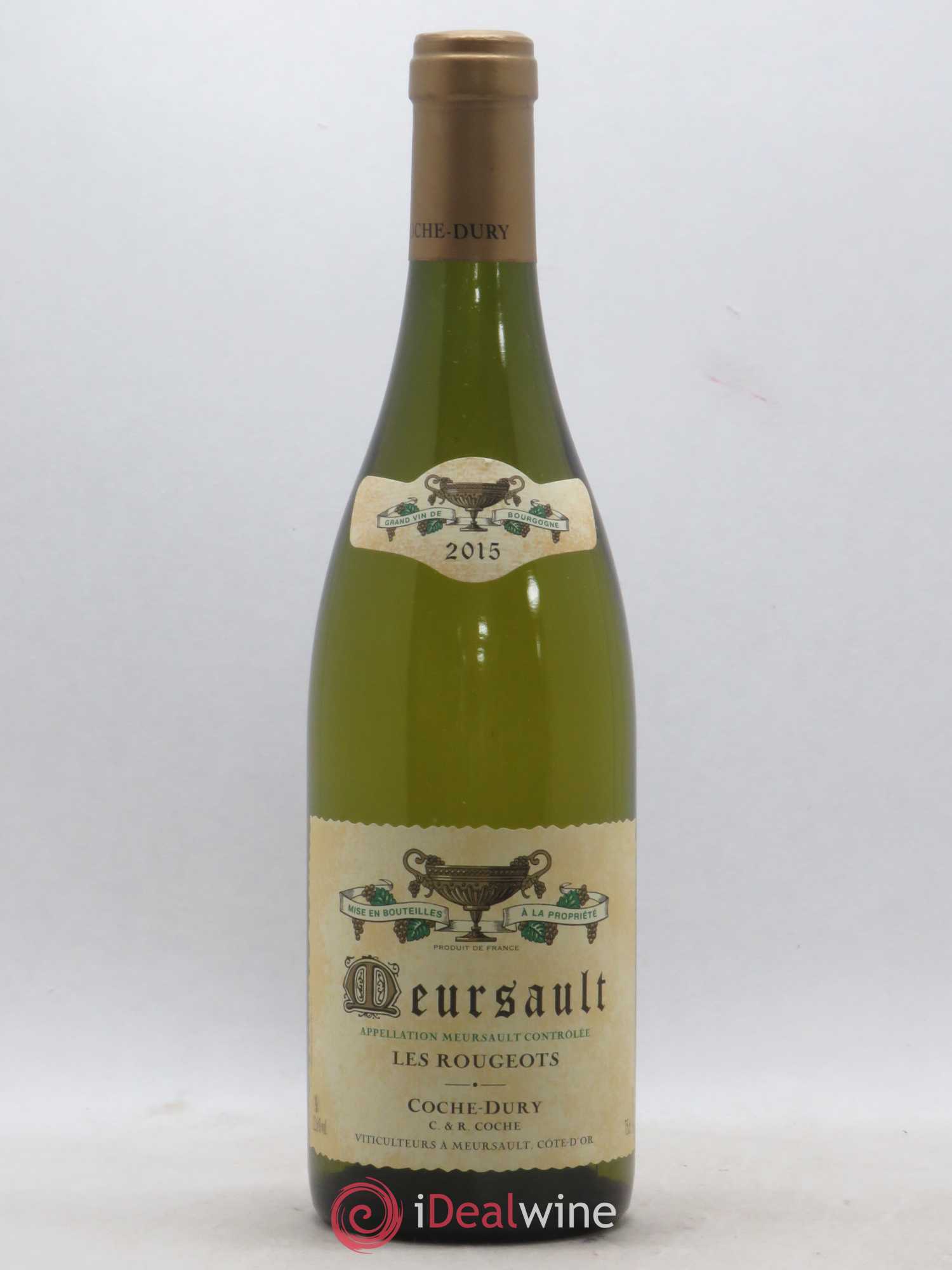 Meursault Les Rougeots Coche Dury (Domaine) 2015 - Lot de 1 bouteille - 0
