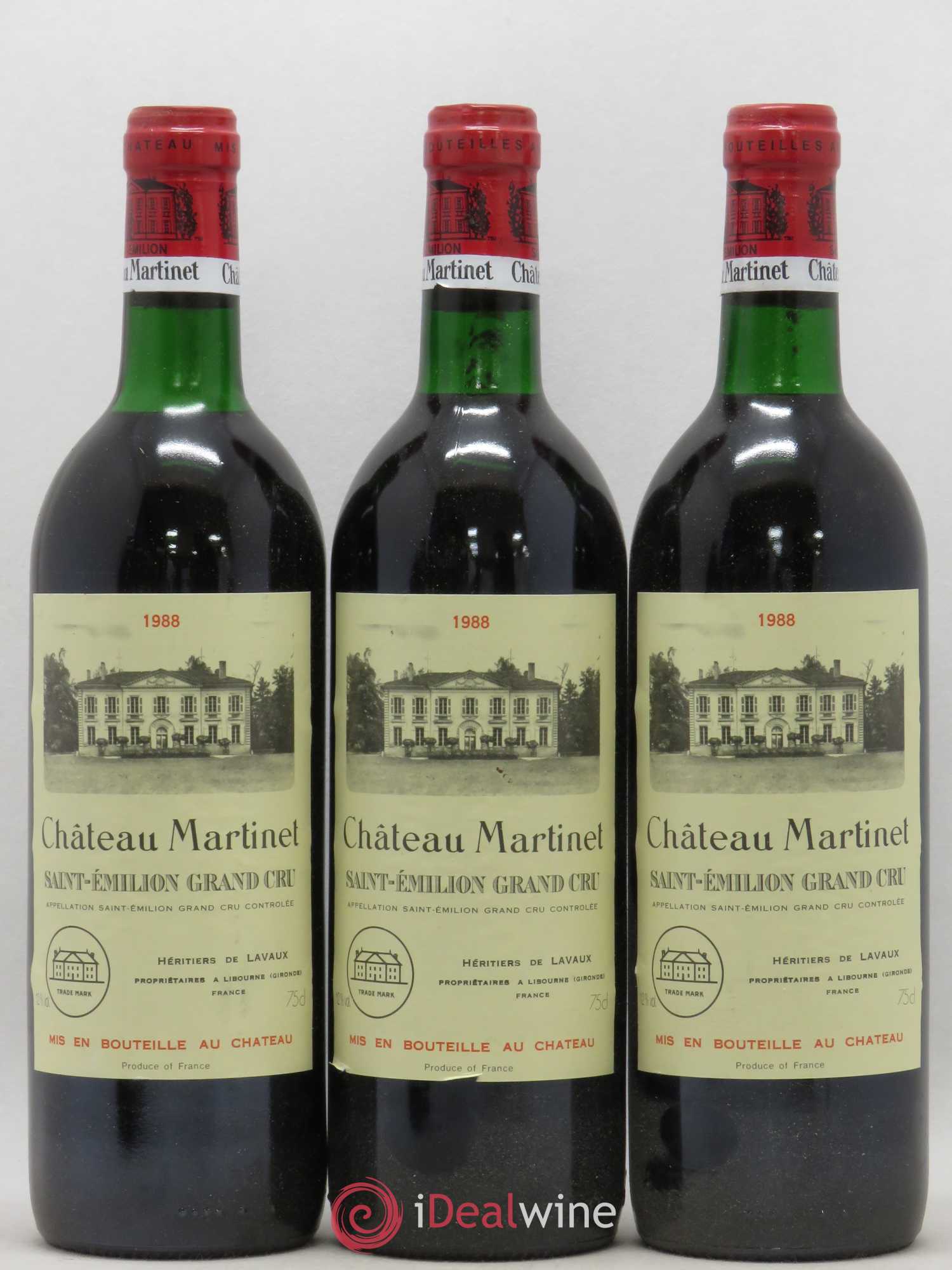 Château Martinet (sans prix de réserve) 1988 - Lot de 6 bouteilles - 2