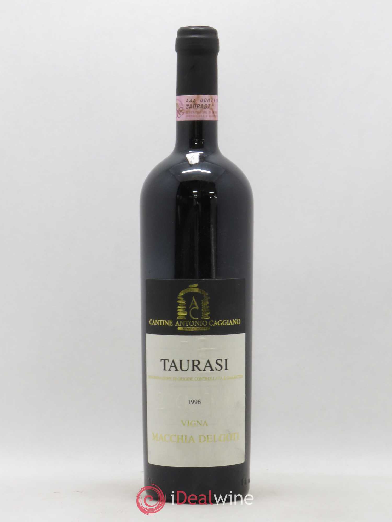 Taurasi DOCG Vigna Macchia Dei Goti Antonio Caggiano (sans prix de réserve) 1996 - Posten von 1 Flasche - 0