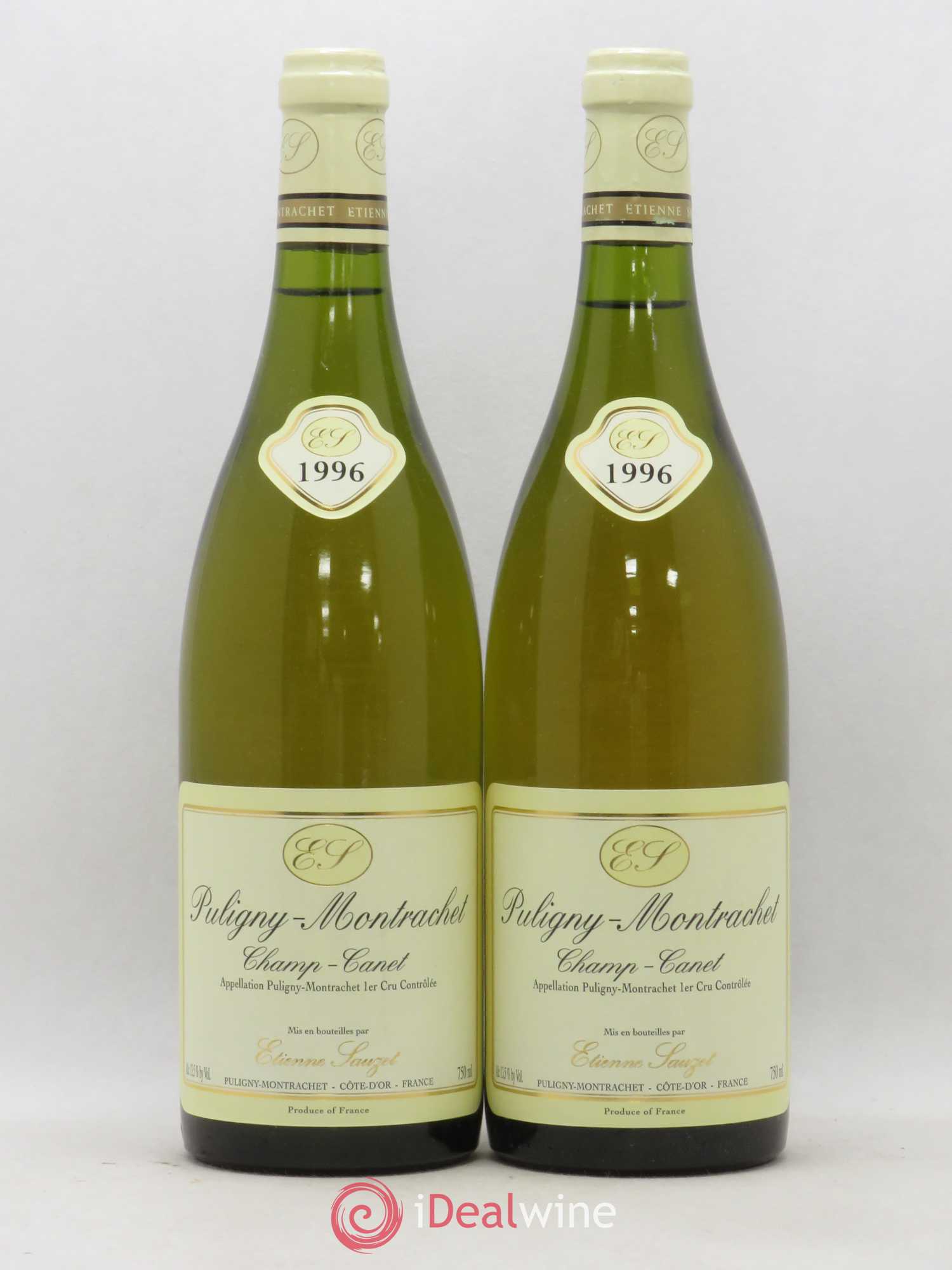 Puligny-Montrachet 1er Cru Champ Canet Etienne Sauzet (sans prix de réserve) 1996 - Lot de 2 bouteilles - 0