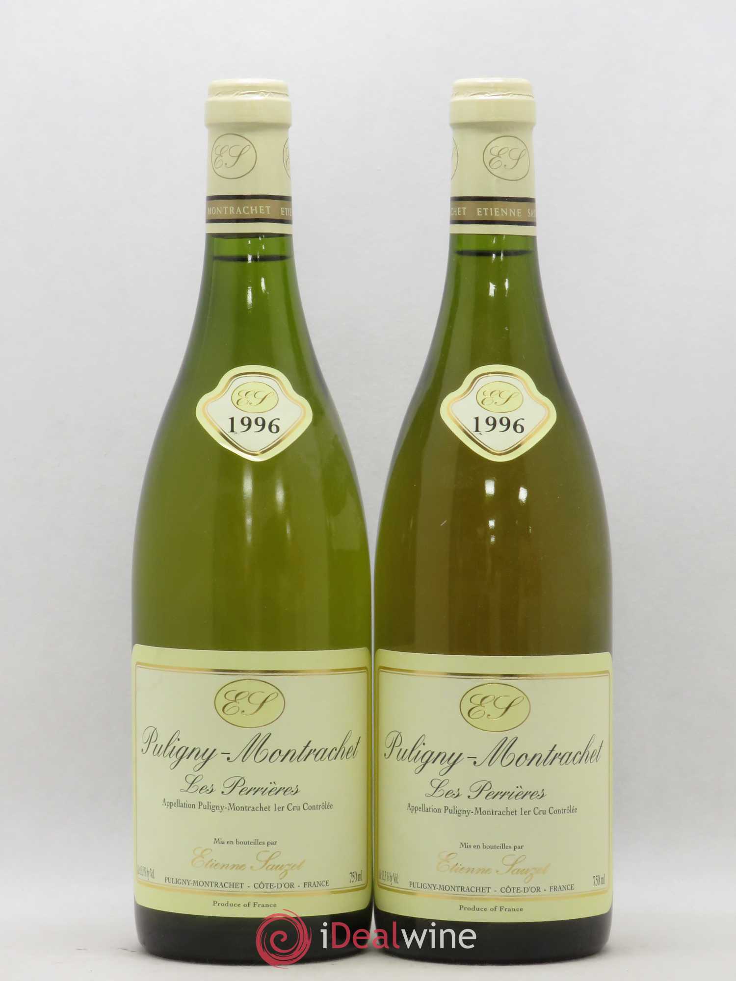 Puligny-Montrachet 1er Cru Les Perrières Etienne Sauzet (sans prix de réserve) 1996 - Lot de 2 bouteilles - 0