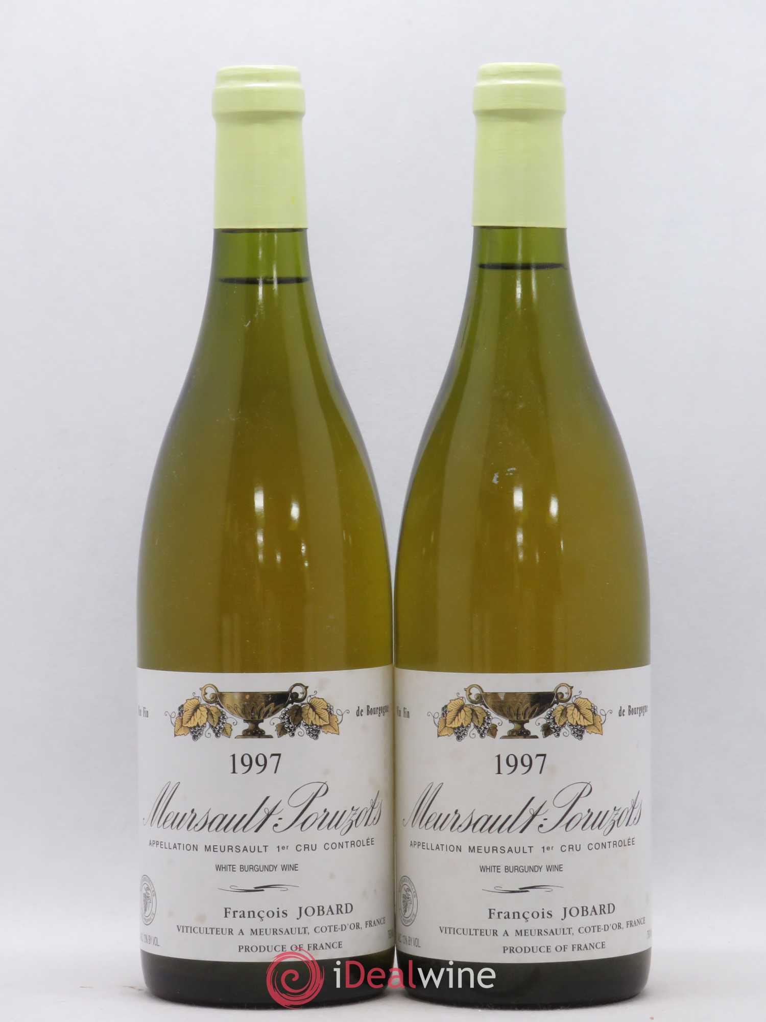 Meursault 1er Cru Poruzots François et Antoine Jobard (Domaine) (sans prix de réserve) 1997 - Lot de 2 bouteilles - 0