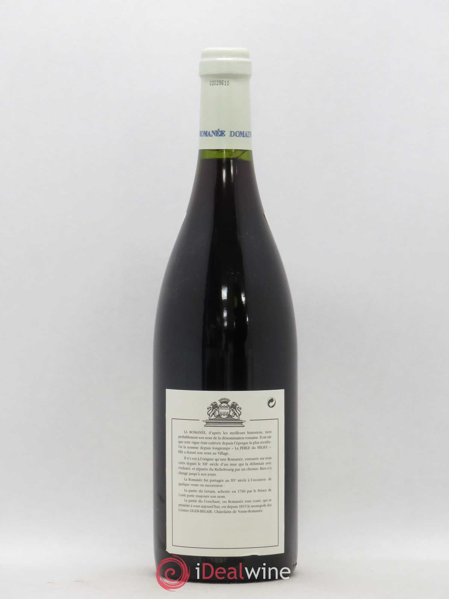 La Romanée Grand Cru Comte Liger-Belair (Domaine du) (sans prix de réserve) 1997 - Lot de 1 bouteille - 1