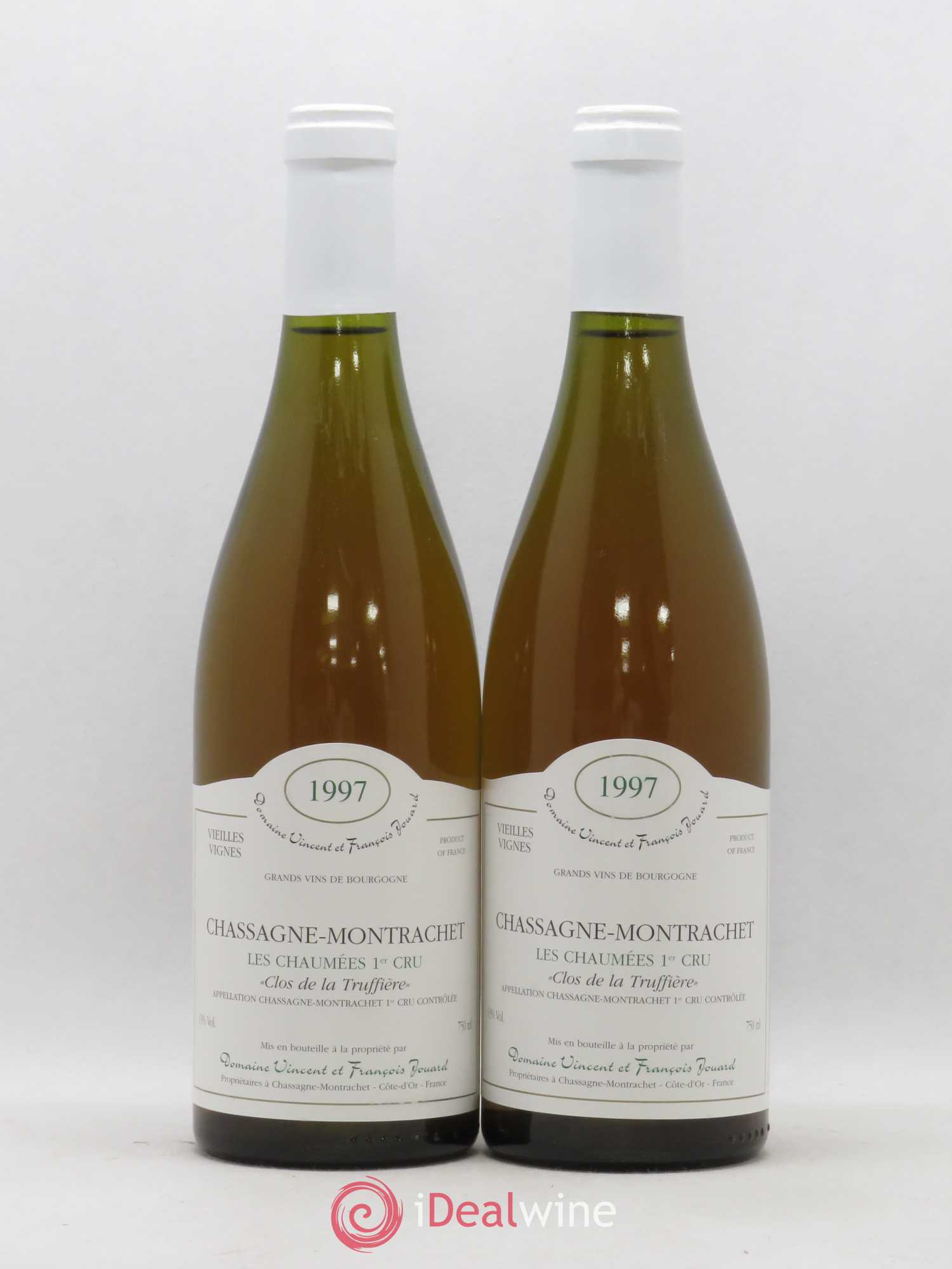 Chassagne-Montrachet 1er Cru Les Chaumées Clos de la Truffière Vieilles vignes Jouard (sans prix de réserve) 1997 - Posten von 2 Flaschen - 0