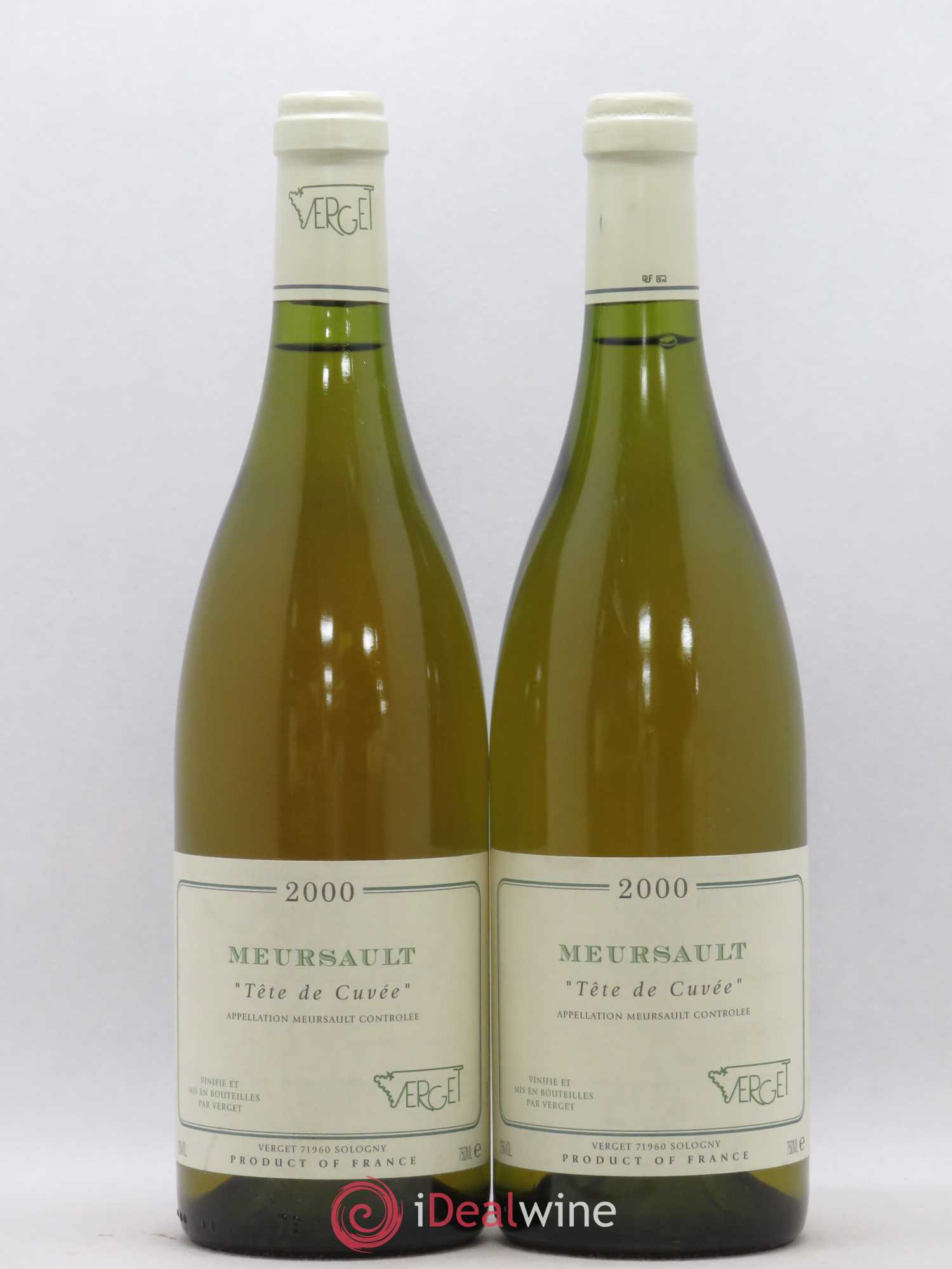 Meursault Tête de cuvée Verget (sans prix de réserve) 2000 - Posten von 2 Flaschen - 0