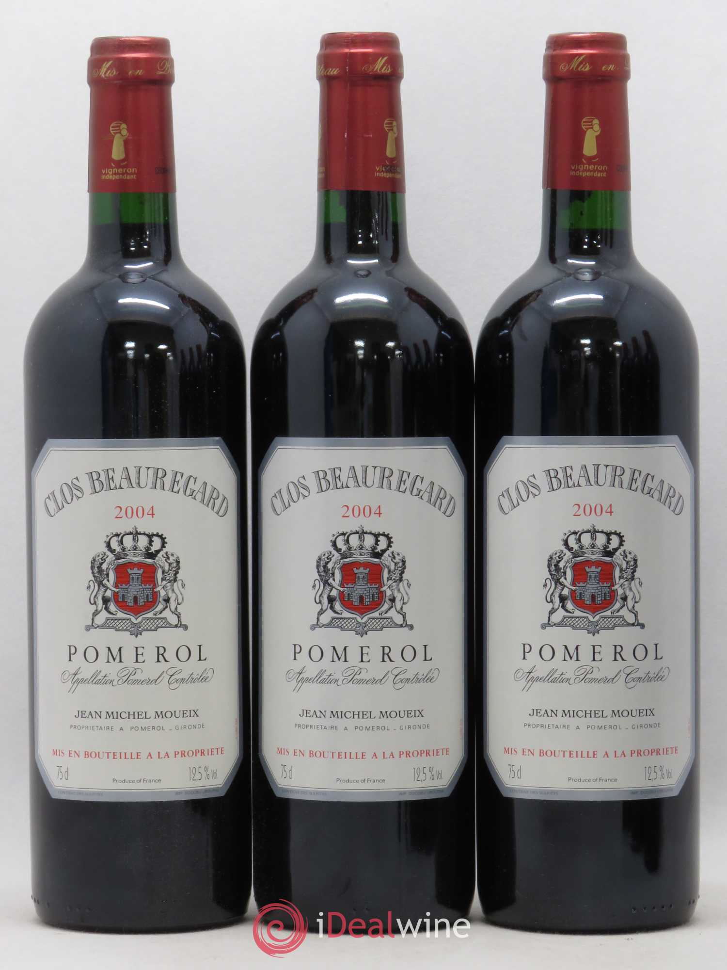 Clos Beauregard  (sans prix de réserve) 2004 - Lot de 6 bouteilles - 1