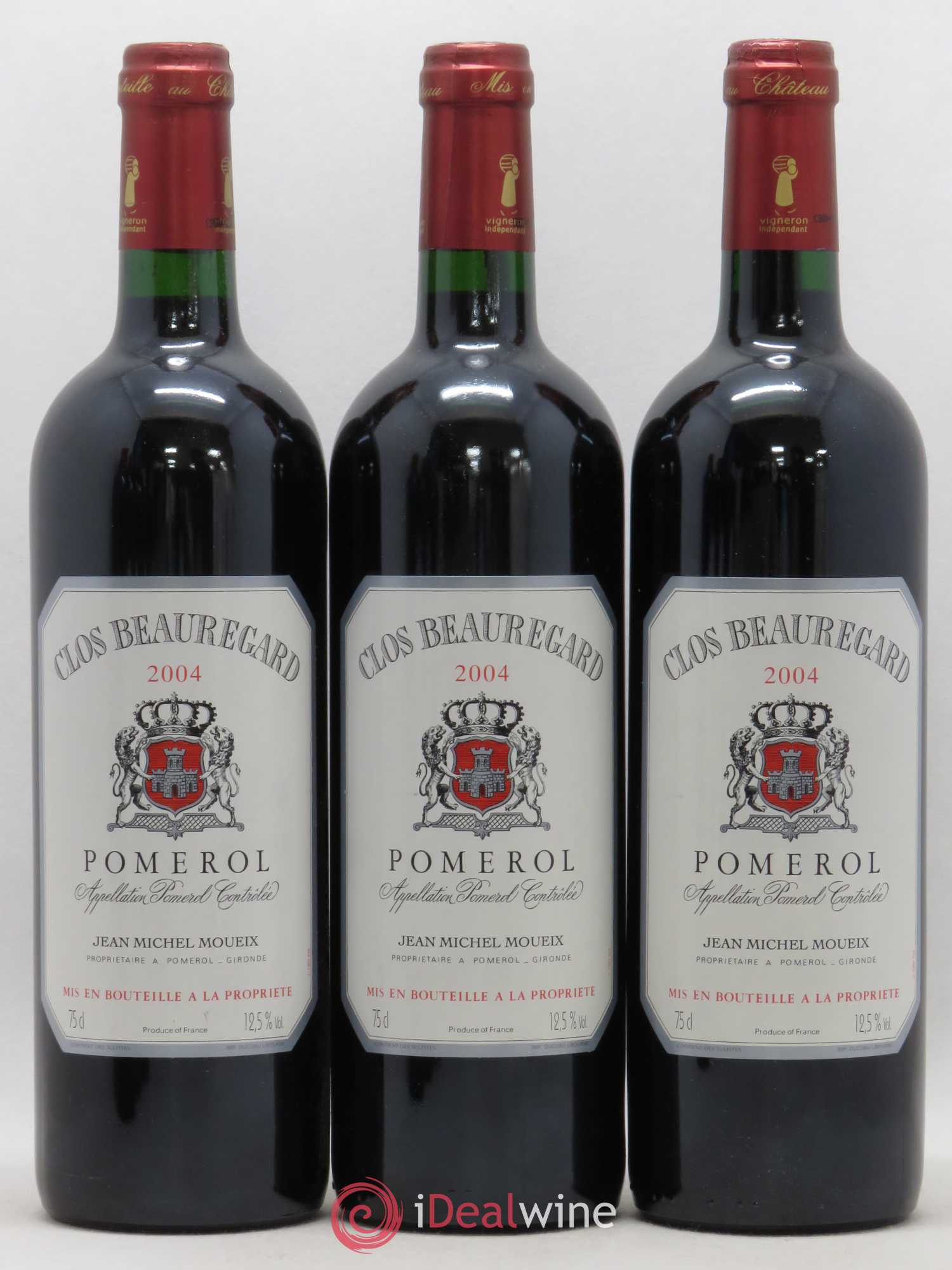 Clos Beauregard  (sans prix de réserve) 2004 - Lot de 6 bouteilles - 2
