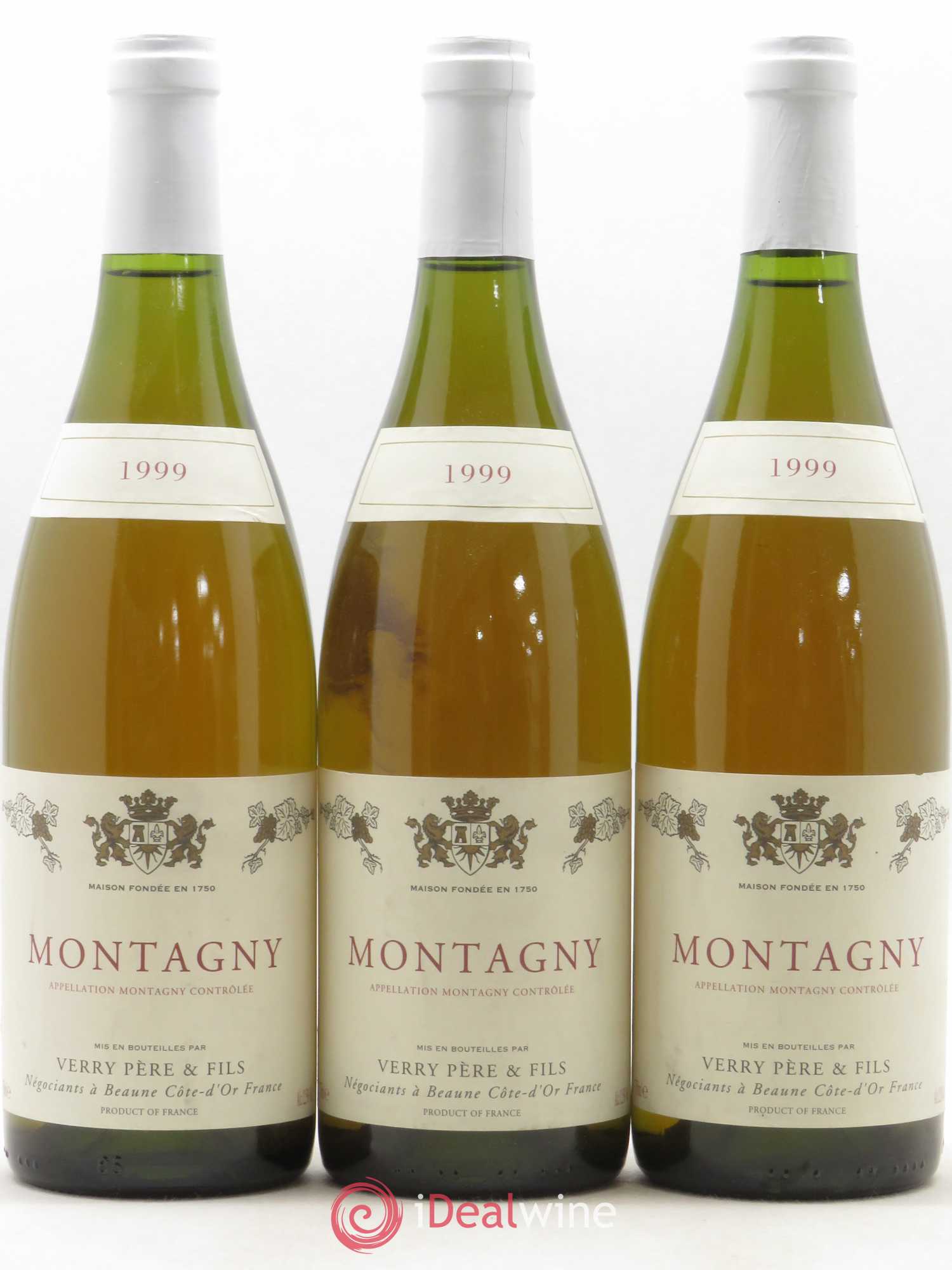 Montagny Verry (sans prix de réserve) 1999 - Posten von 3 Flaschen - 0
