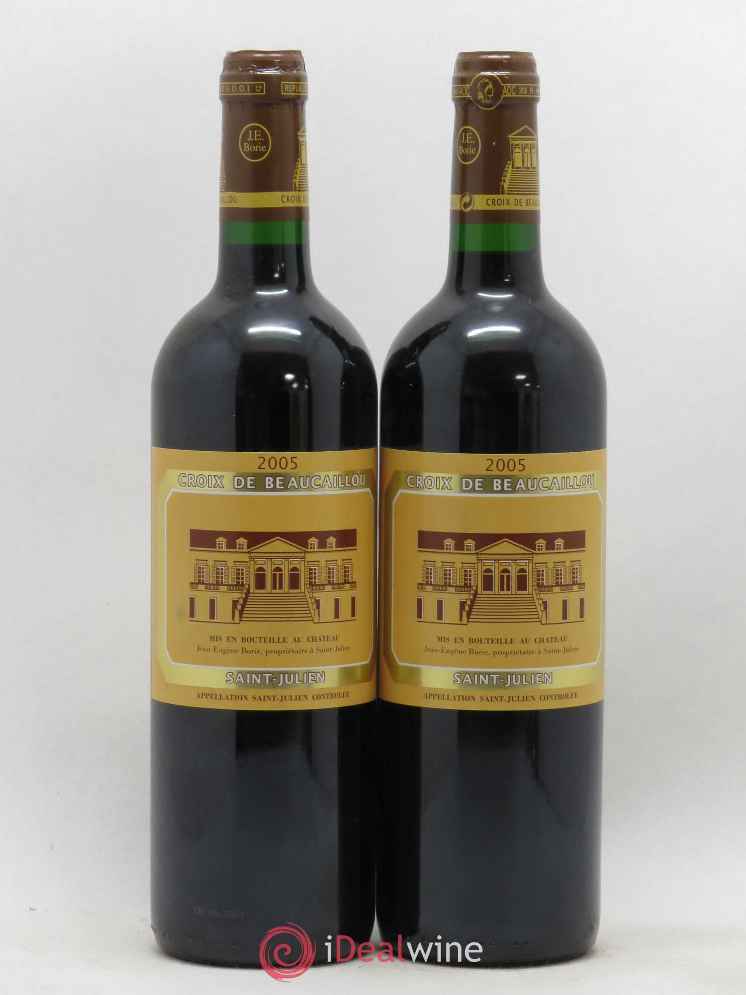 La Croix de Beaucaillou Second Vin (sans prix de réserve) 2005 - Lot de 2 bouteilles - 0