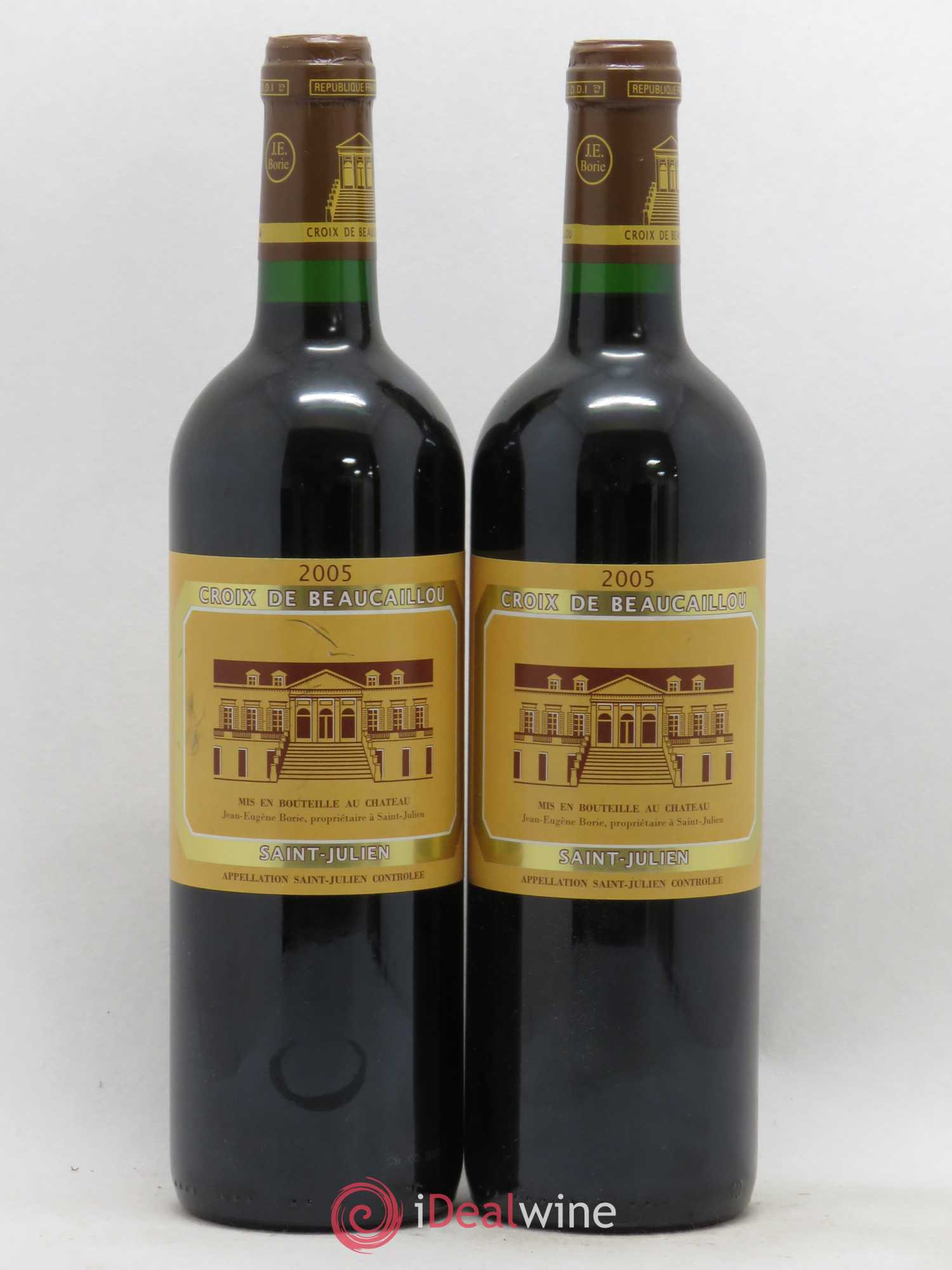 La Croix de Beaucaillou Second Vin (sans prix de réserve) 2005 - Lot de 2 bouteilles - 0