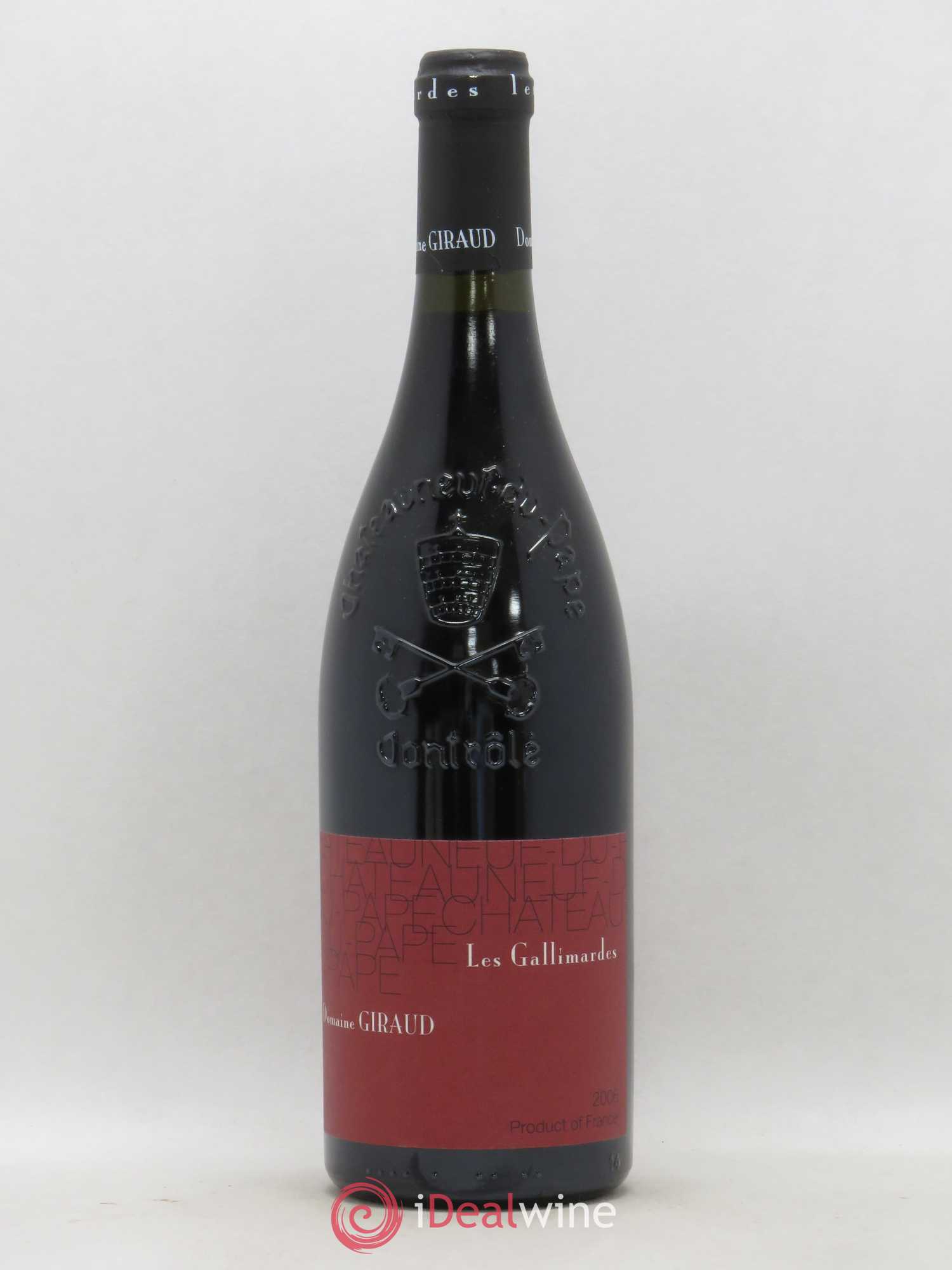 Châteauneuf-du-Pape Les Gallimardes Giraud (Domaine) (sans prix de réserve) 2006 - Lot de 1 bouteille - 0