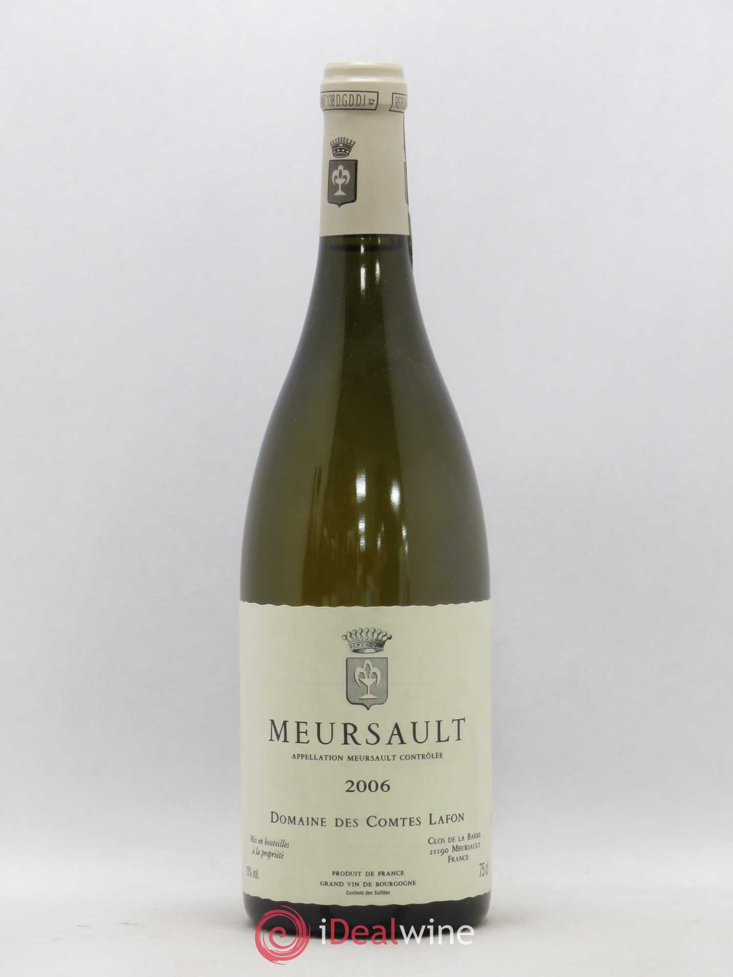 Meursault Comtes Lafon (Domaine des) (sans prix de réserve) 2006 - Lot de 1 bouteille - 0