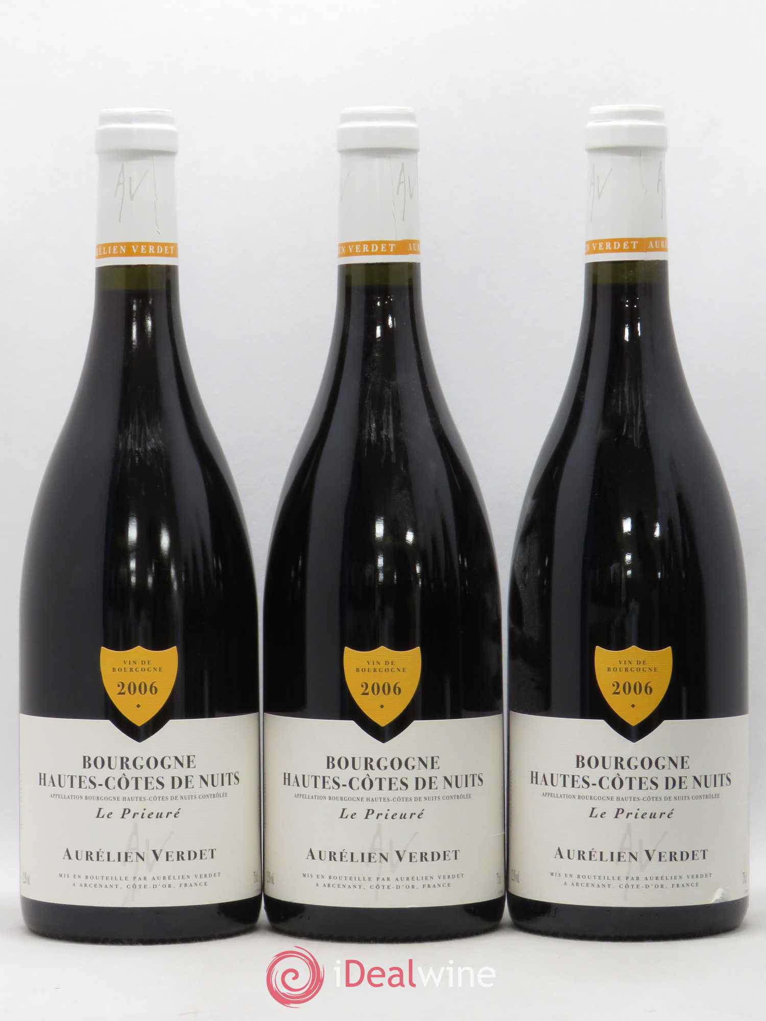 Hautes-Côtes de Nuits Le Prieuré Verdet (sans prix de réserve) 2006 - Posten von 3 Flaschen - 0