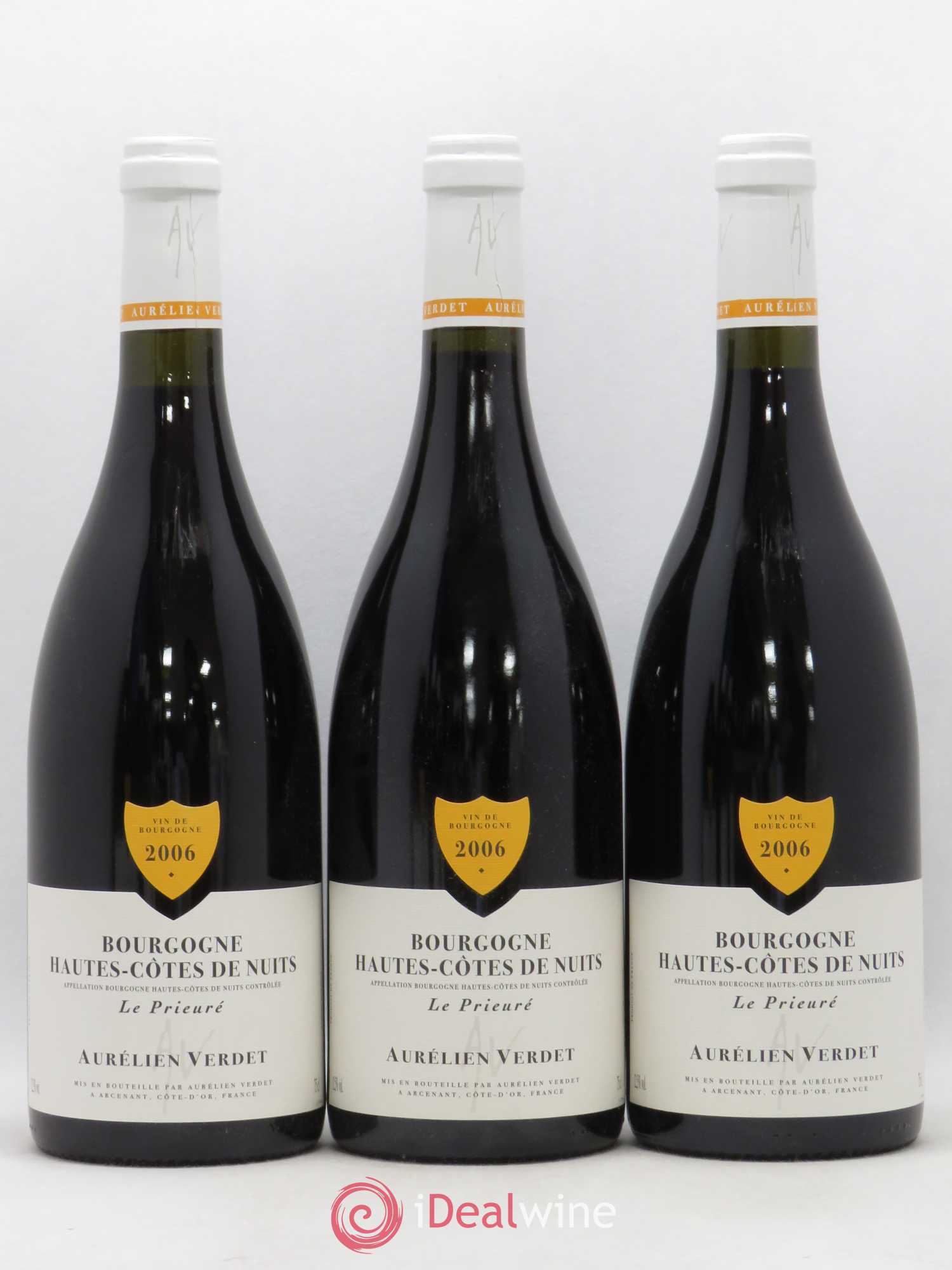 Hautes-Côtes de Nuits Le Prieuré Verdet (sans prix de réserve) 2006 - Posten von 3 Flaschen - 0