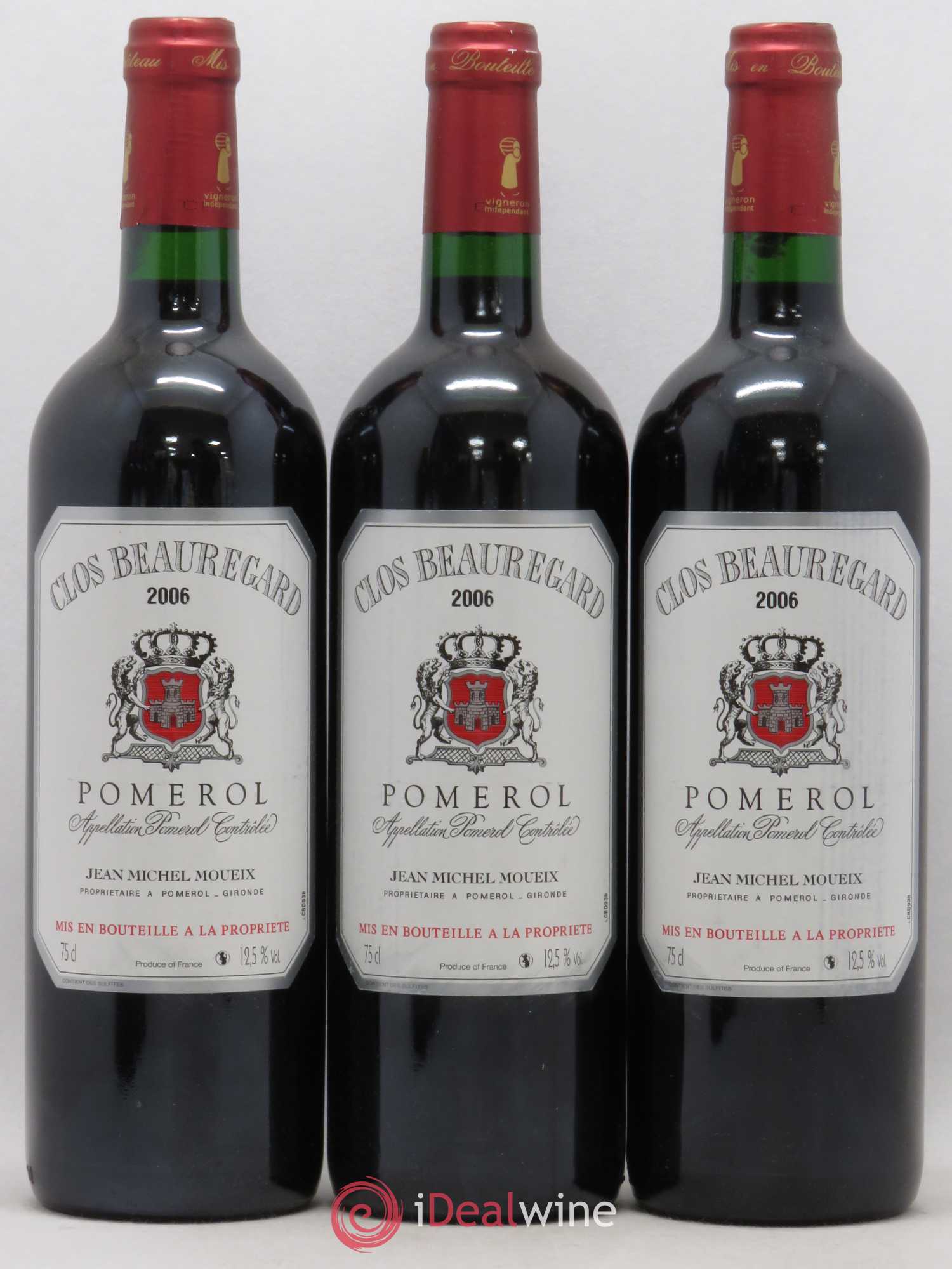 Clos Beauregard (sans prix de réserve) 2006 - Lot de 6 bouteilles - 2