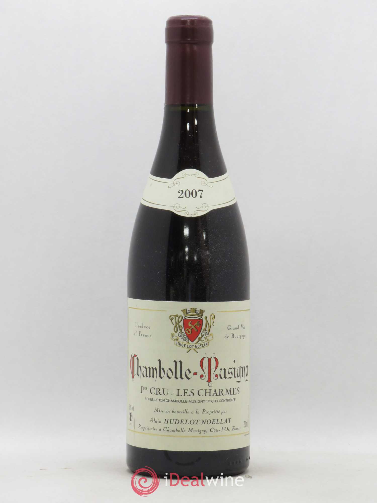 Chambolle-Musigny 1er Cru Les Charmes Hudelot Noellat (sans prix de réserve) 2007 - Posten von 1 Flasche - 0