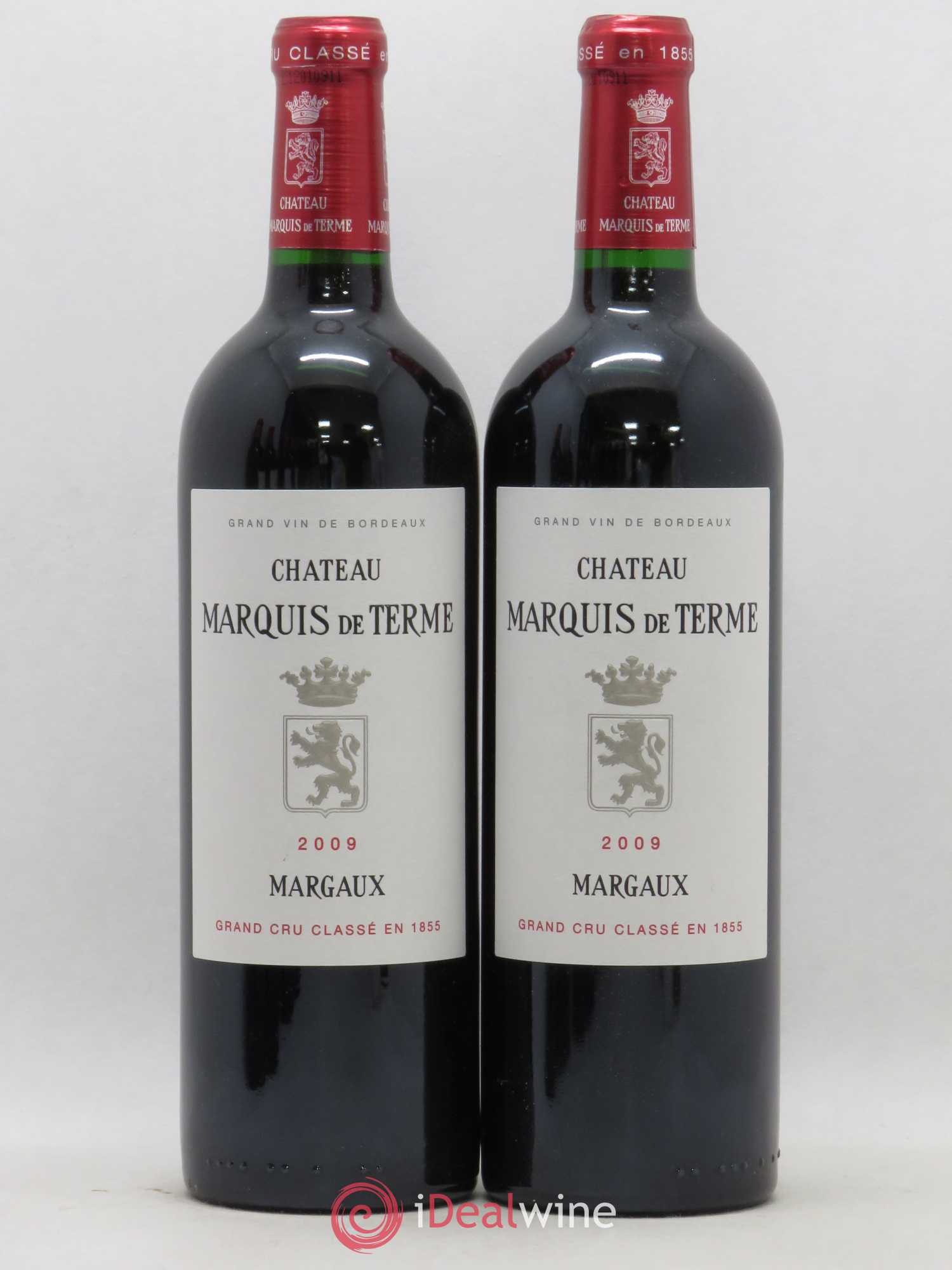 Château Marquis de Terme 4ème Grand Cru Classé (sans prix de réserve) 2009 - Lot de 2 bouteilles - 0