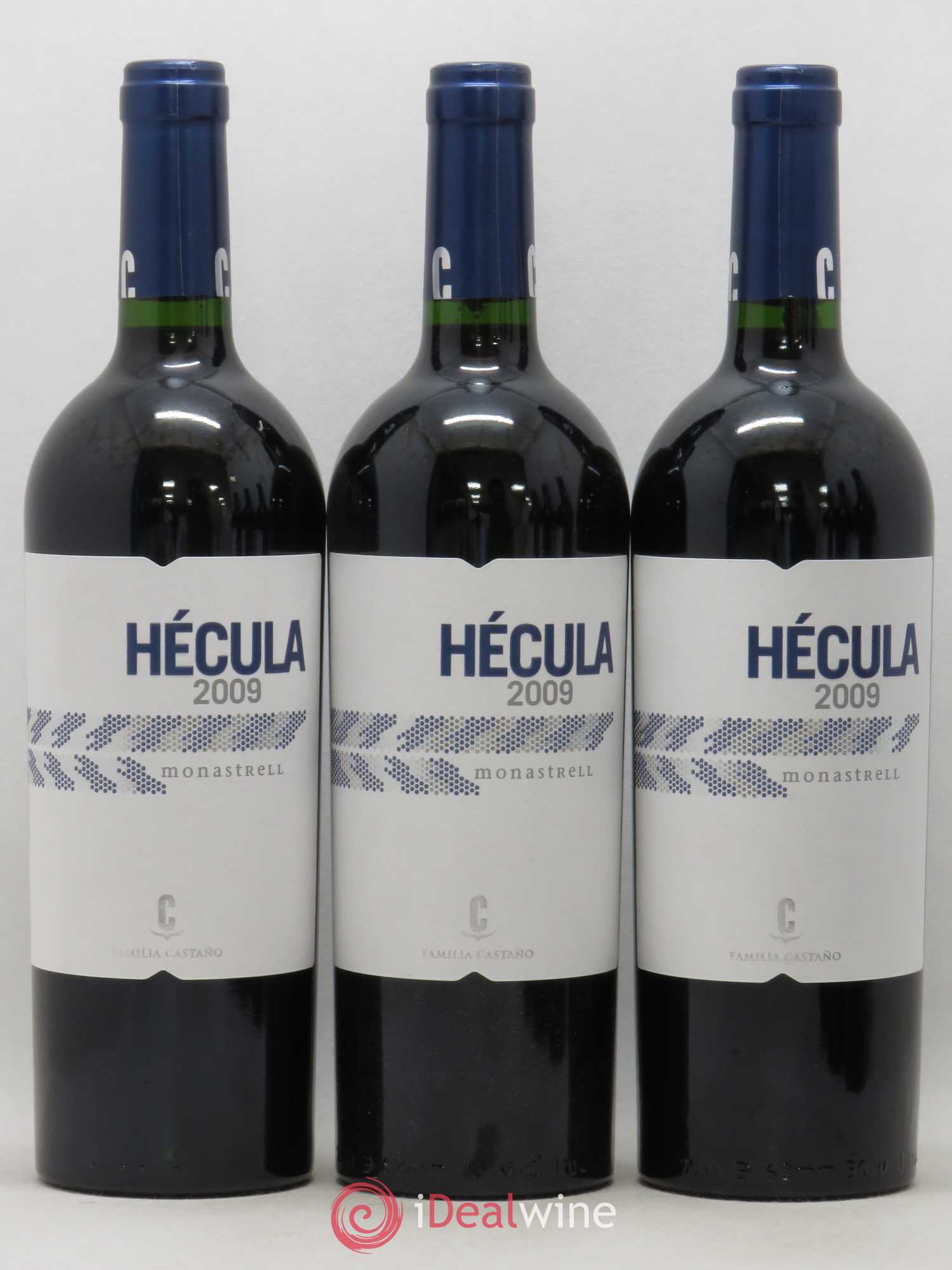Yecla Monastrel Hecula Bodega Castano (sans prix de réserve) 2009 - Posten von 6 Flaschen - 1