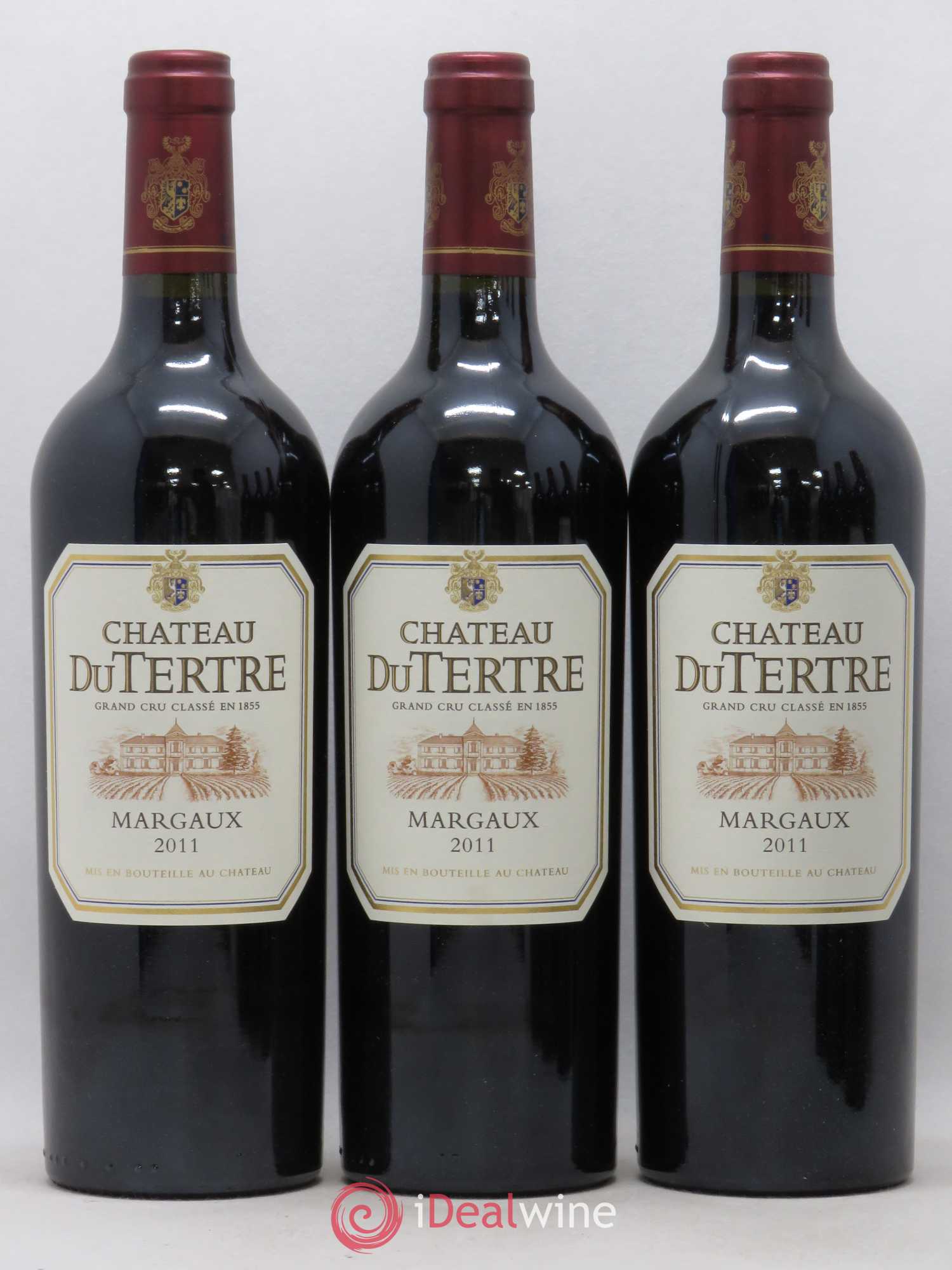 Château du Tertre 5ème Grand Cru Classé (sans prix de réserve) 2011 - Lot de 3 bouteilles - 0