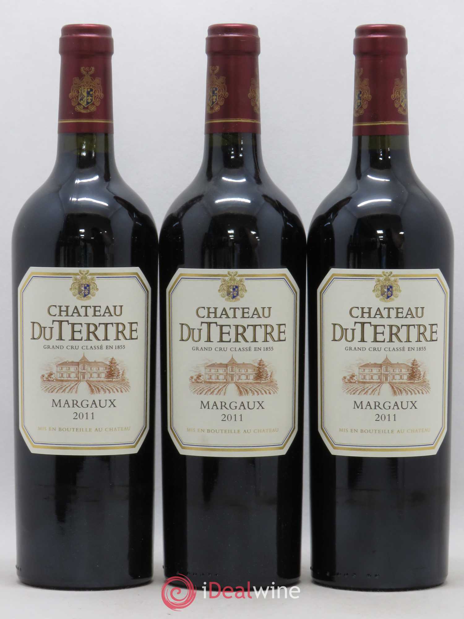 Château du Tertre 5ème Grand Cru Classé (sans prix de réserve) 2011 - Lot de 3 bouteilles - 0