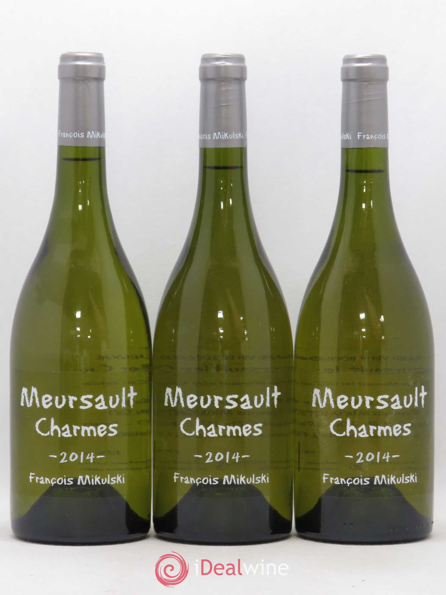 Meursault 1er Cru Charmes François Mikulski (sans prix de réserve) 2014 - Lot de 3 bouteilles - 0