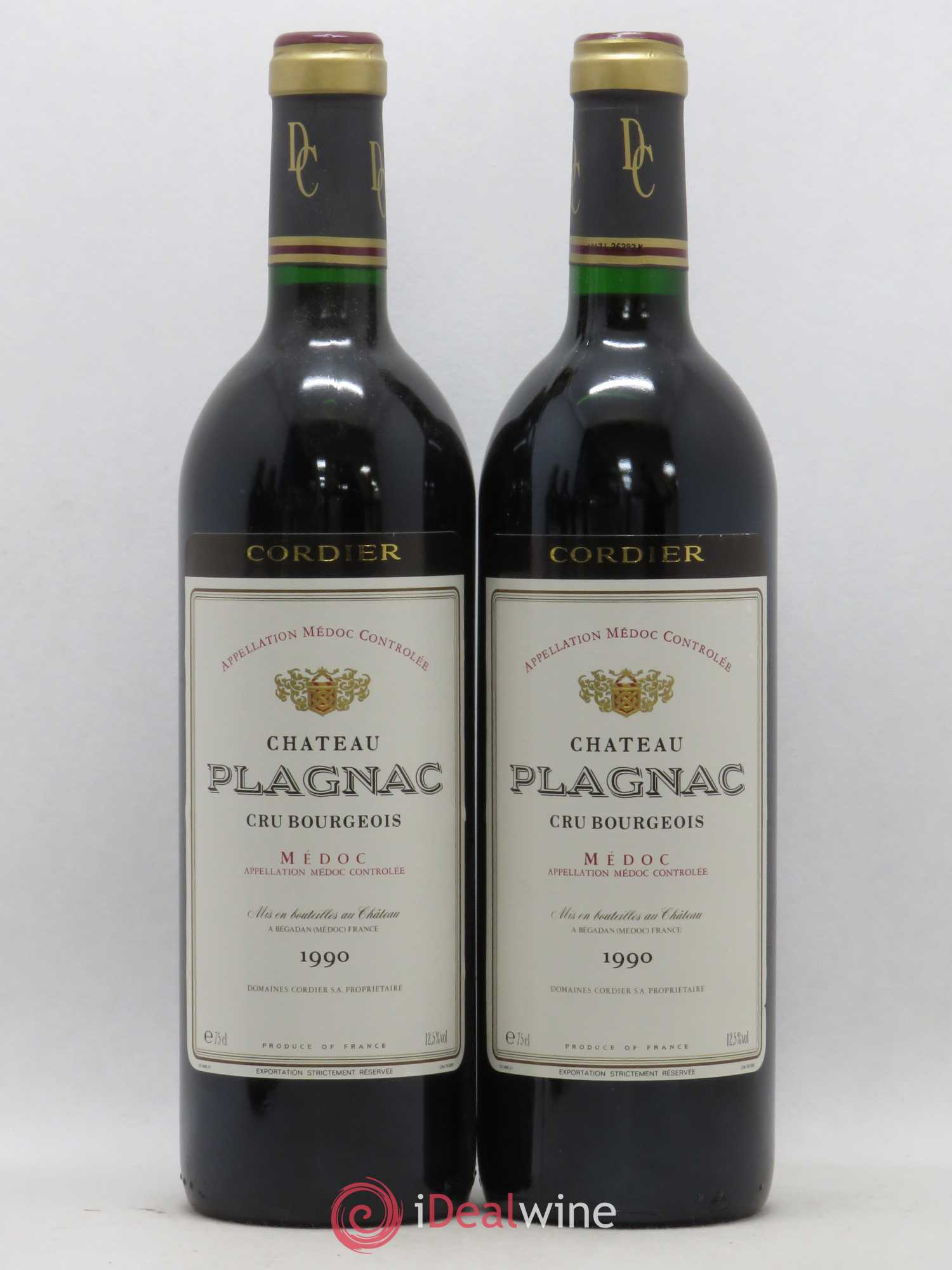 Médoc Château Blagnac (sans prix de réserve) 1990 - Posten von 2 Flaschen - 0