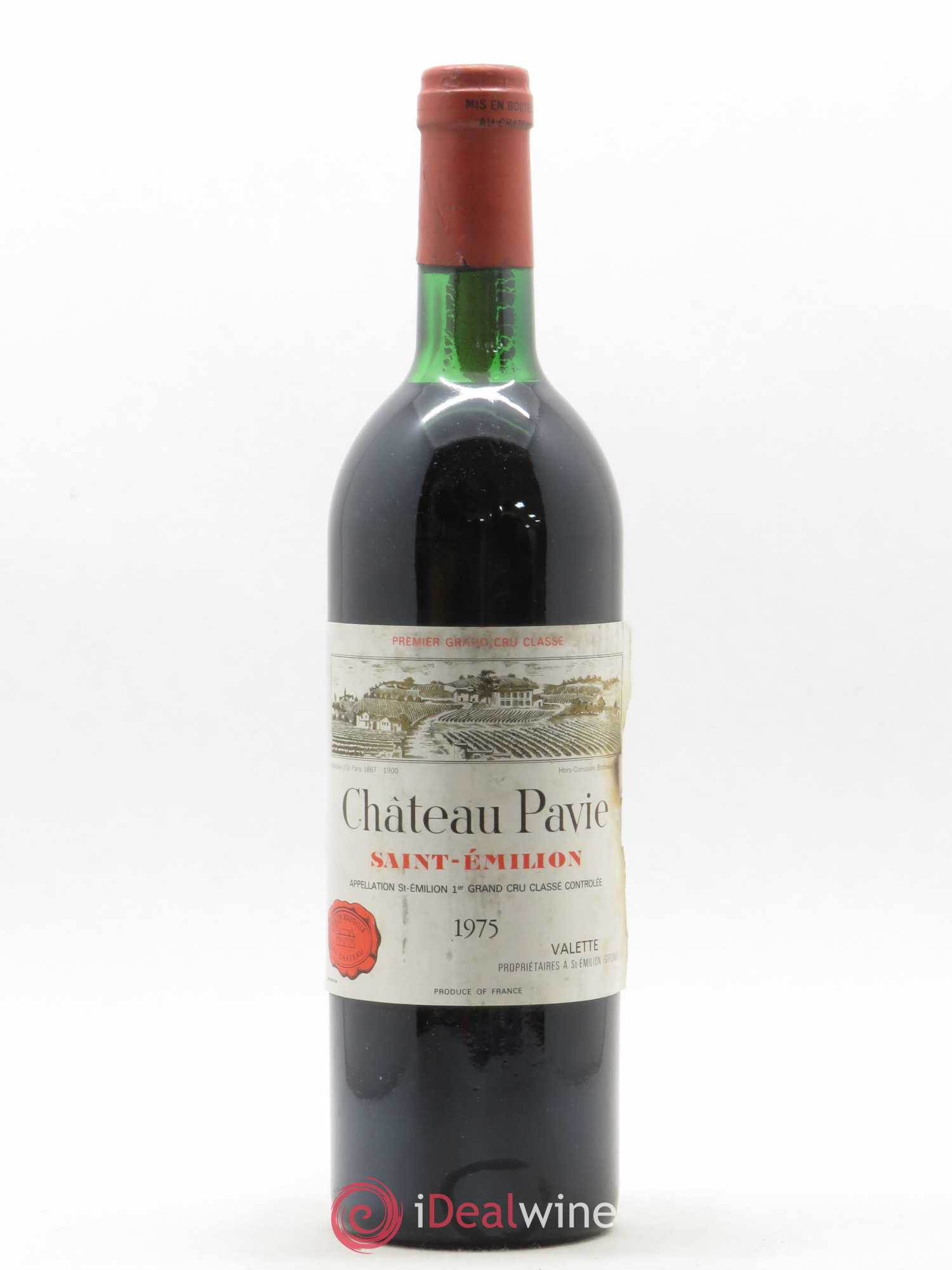 Château Pavie 1er Grand Cru Classé A (sans prix de réserve) 1975 - Lot de 1 bouteille - 0