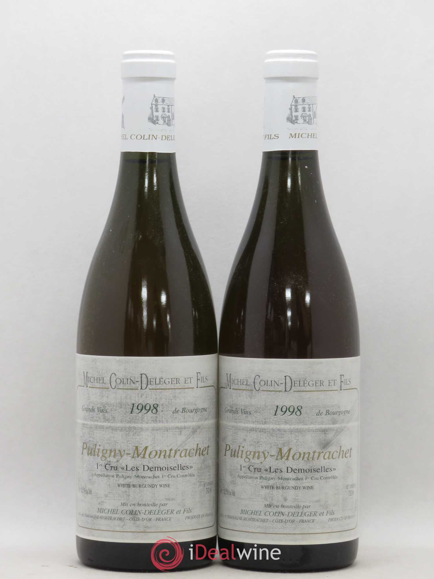 Puligny-Montrachet 1er Cru Les Demoiselles Colin Deleger (sans prix de réserve) 1998 - Lotto di 2 bottiglie - 0