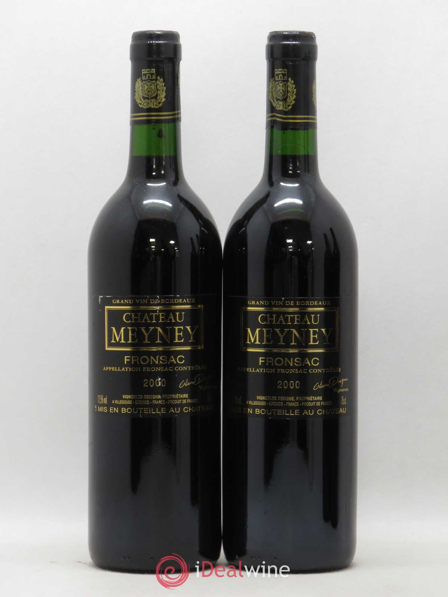 Fronsac Château Meyney (sans prix de réserve) 2000 - Posten von 2 Flaschen - 0