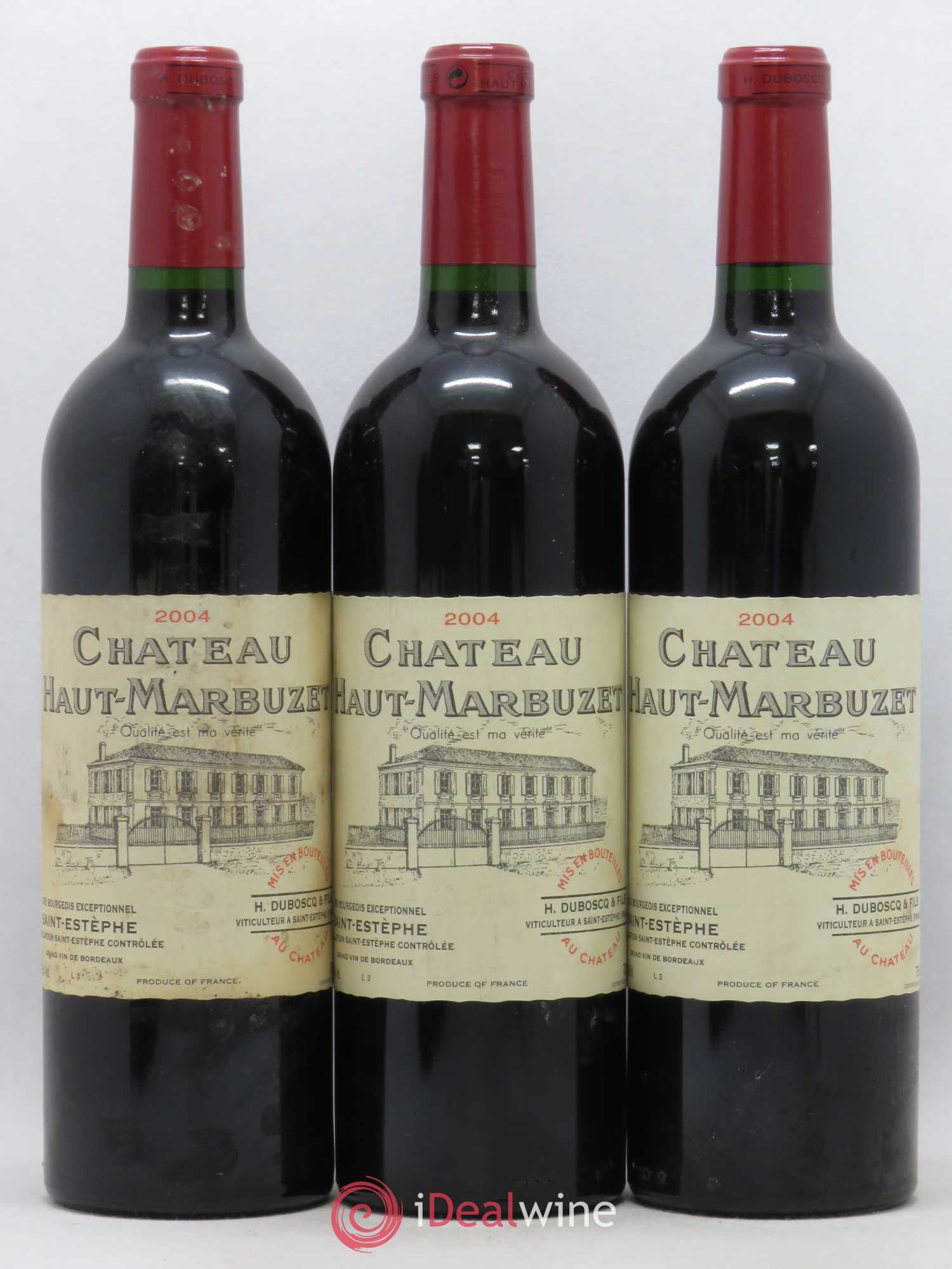 Château Haut Marbuzet (sans prix de réserve) 2004 - Lot de 3 bouteilles - 0