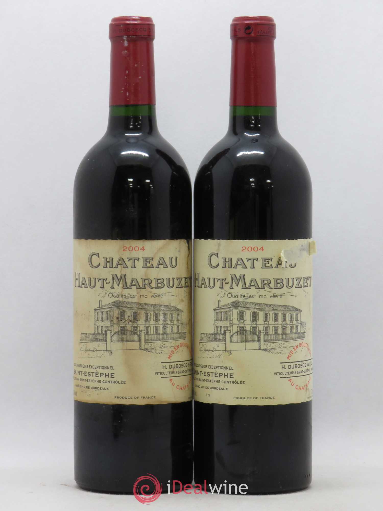 Château Haut Marbuzet (sans prix de réserve) 2004 - Lot de 2 bouteilles - 0