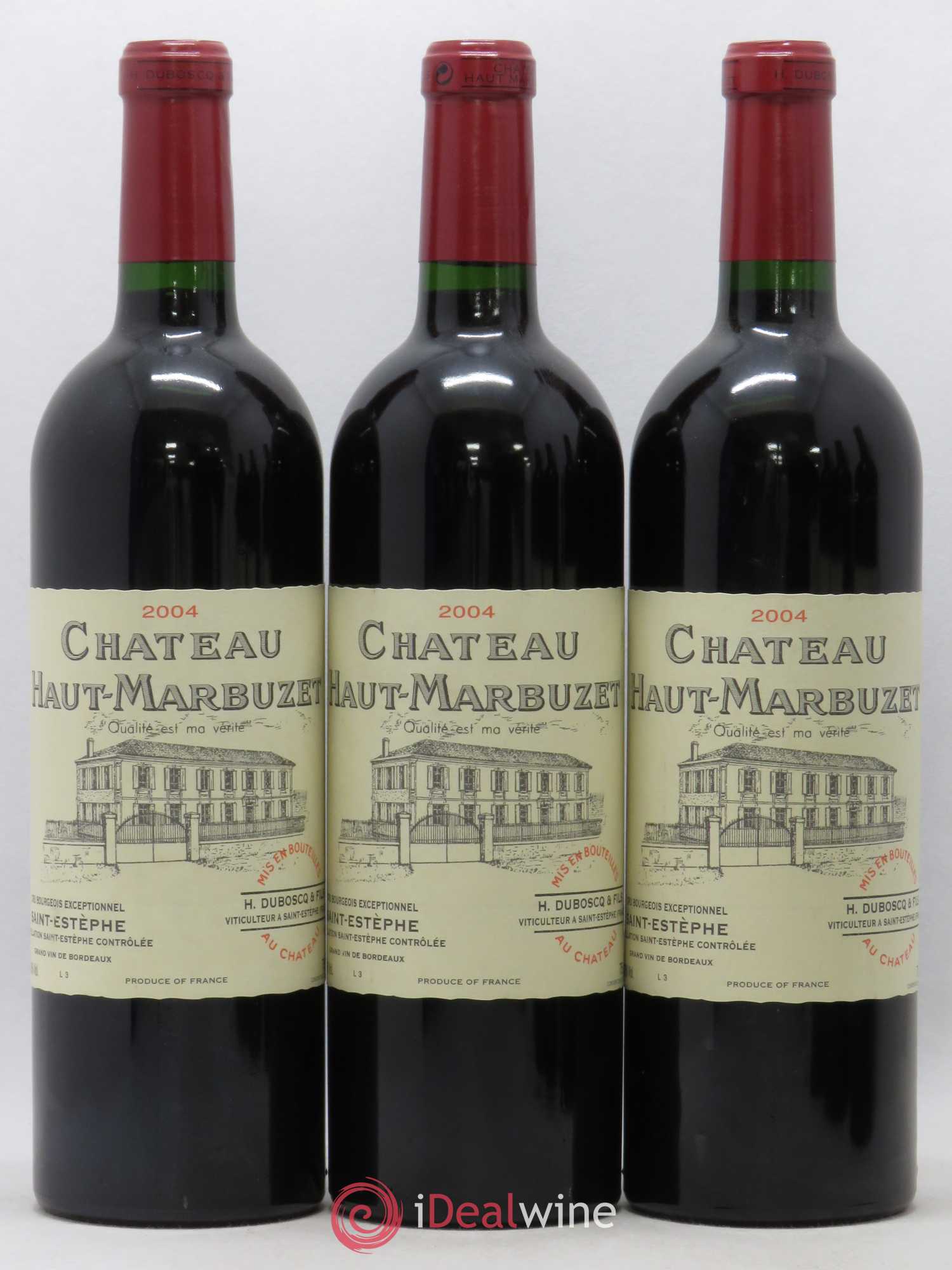 Château Haut Marbuzet (sans prix de réserve) 2004 - Lot de 3 bouteilles - 0
