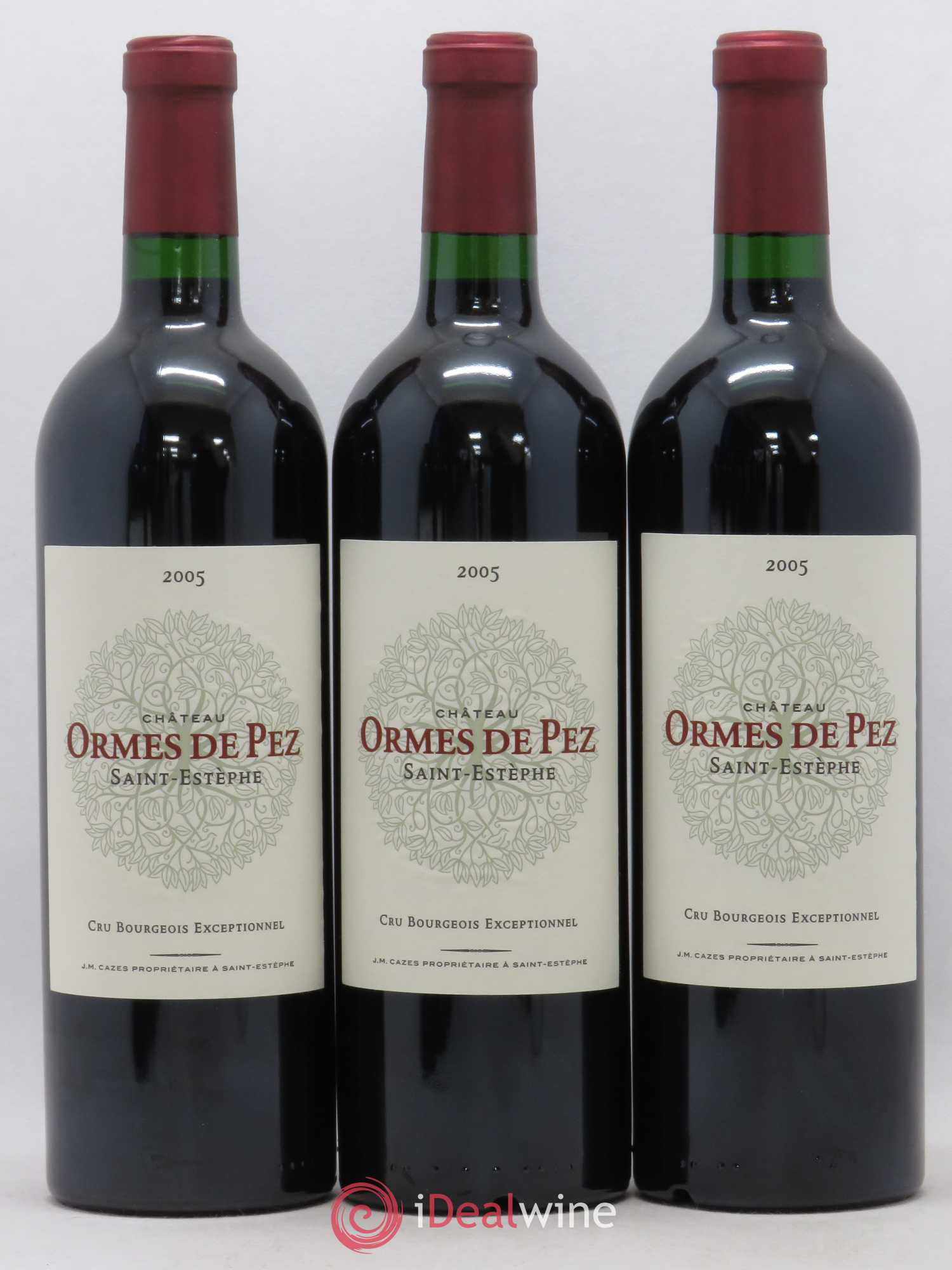 Château les Ormes de Pez (sans prix de réserve) 2005 - Lot de 3 bouteilles - 0