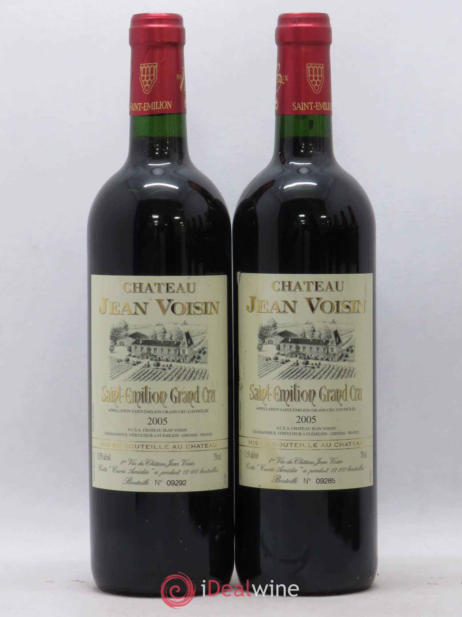 Saint-Émilion Grand Cru Château Jean Voisin (sans prix de réserve) 2005 - Posten von 2 Flaschen - 0