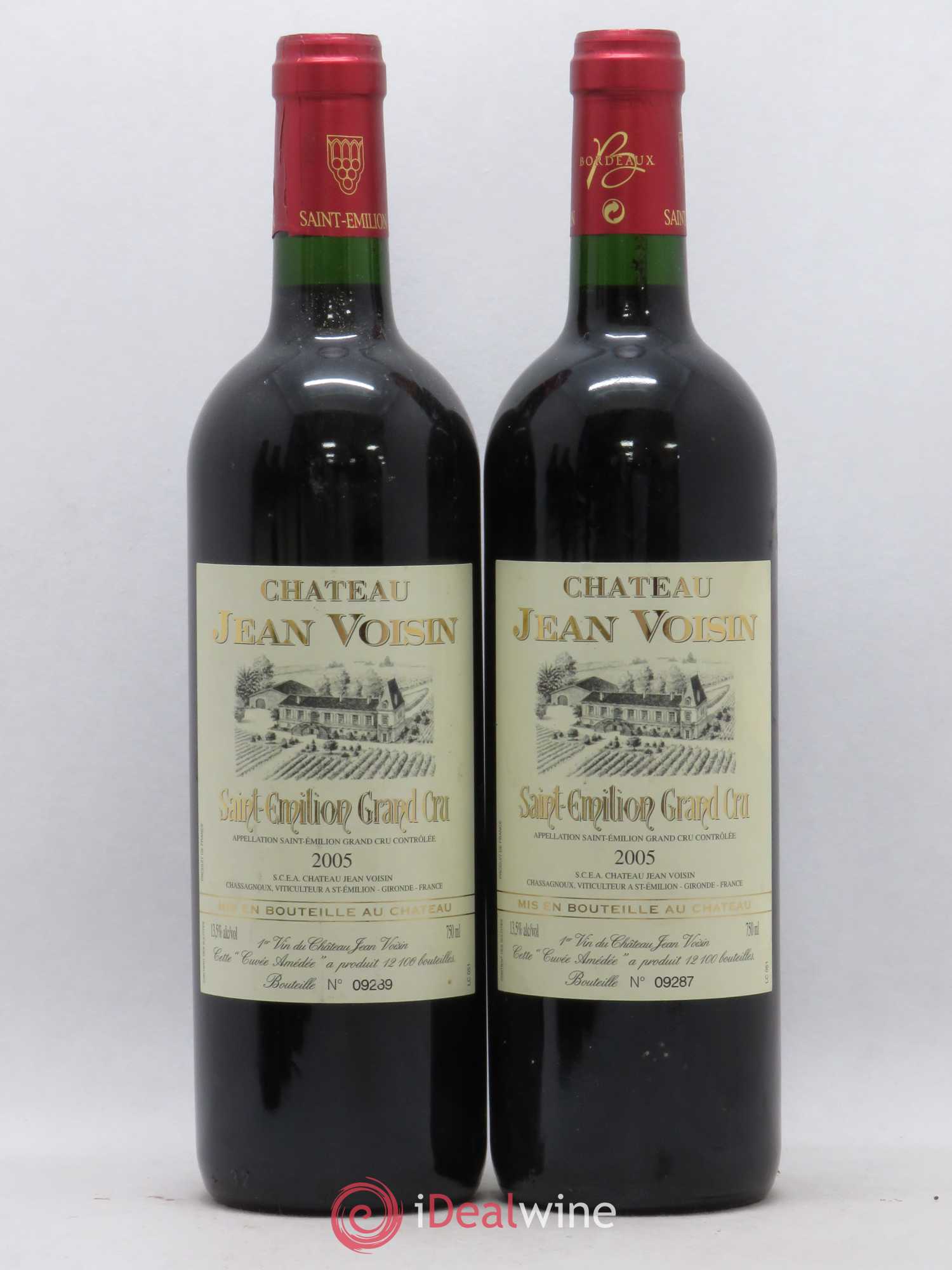 Saint-Émilion Grand Cru Château Jean Voisin (sans prix de réserve) 2005 - Posten von 2 Flaschen - 0