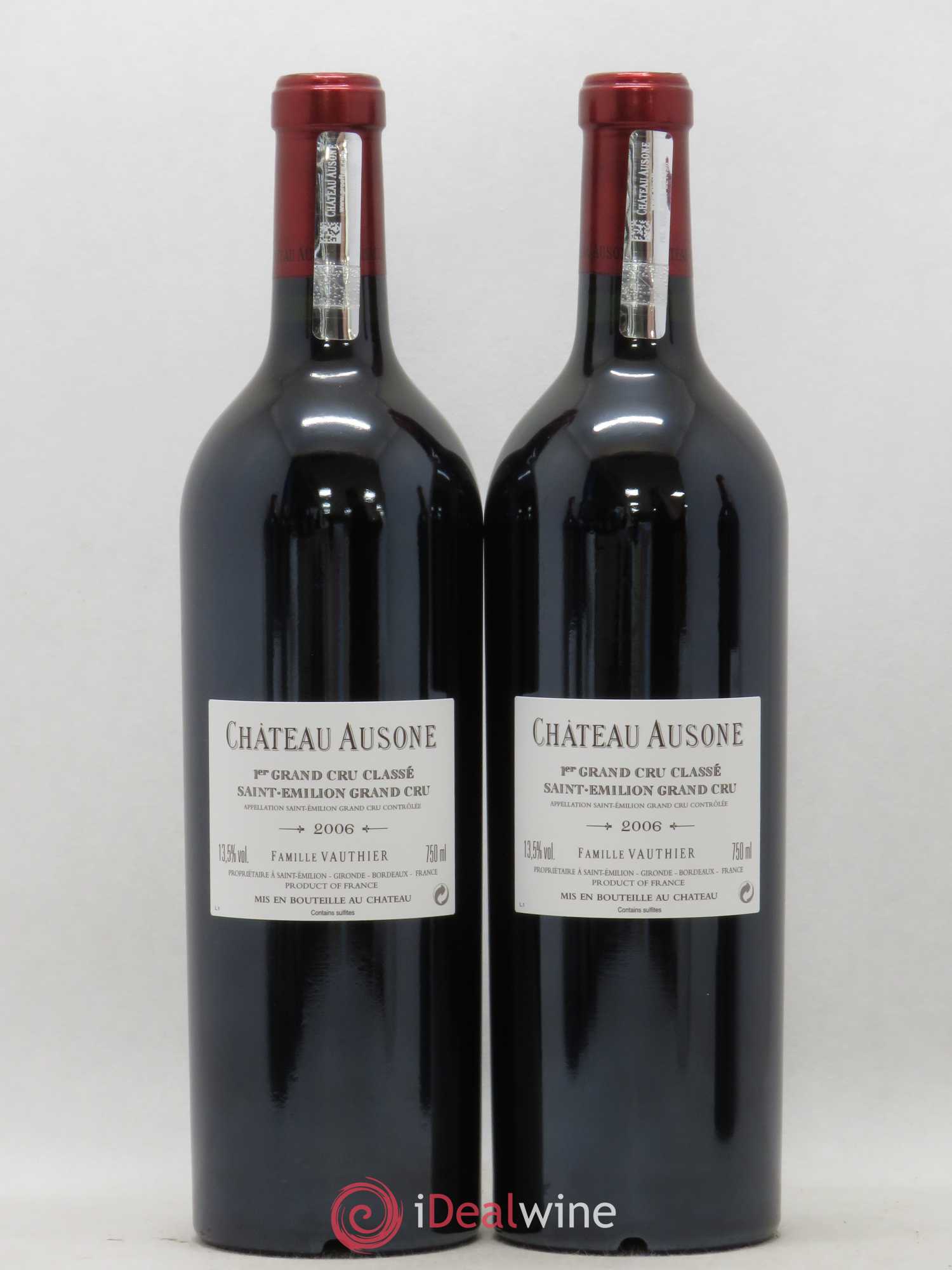 Château Ausone 1er Grand Cru Classé A 2006 - Lot de 2 bouteilles - 1