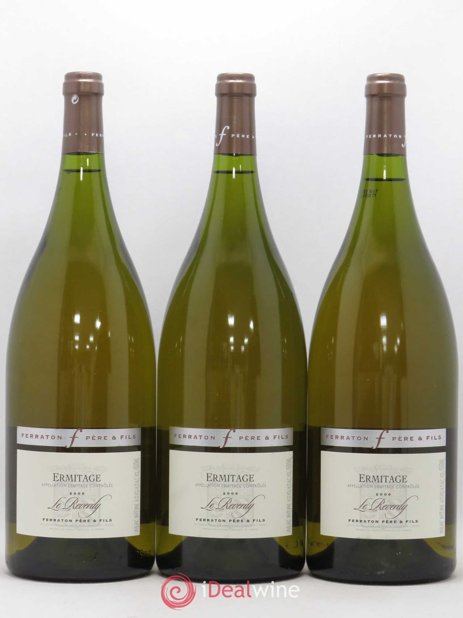Hermitage Le Reverdy Ferraton Père et Fils (sans prix de réserve) 2006 - Posten von 3 Magnum - 0