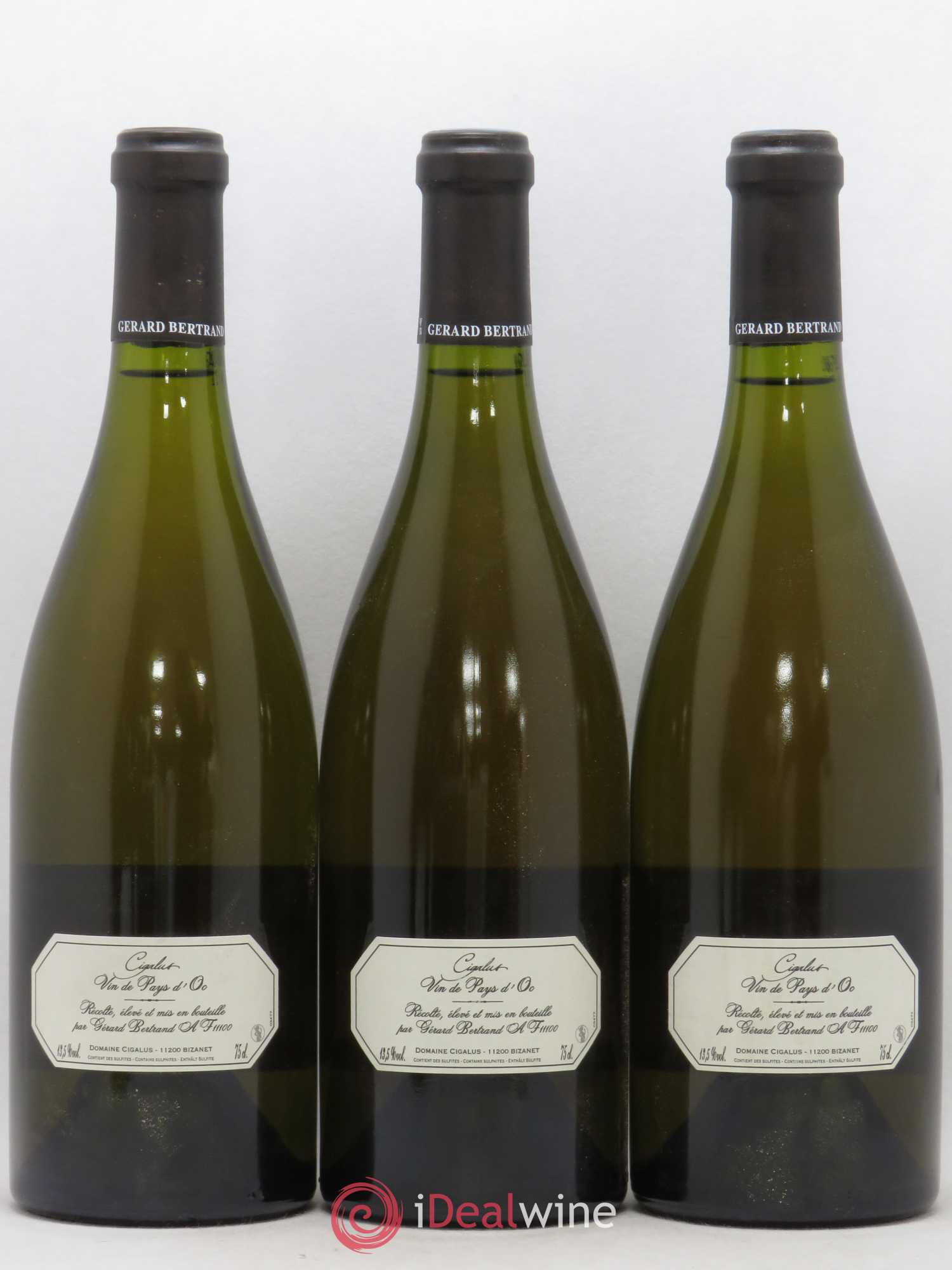 Pays d'Oc Cigalus Gérard Bertrand (sans prix de réserve) 2007 - Posten von 3 Flaschen - 1