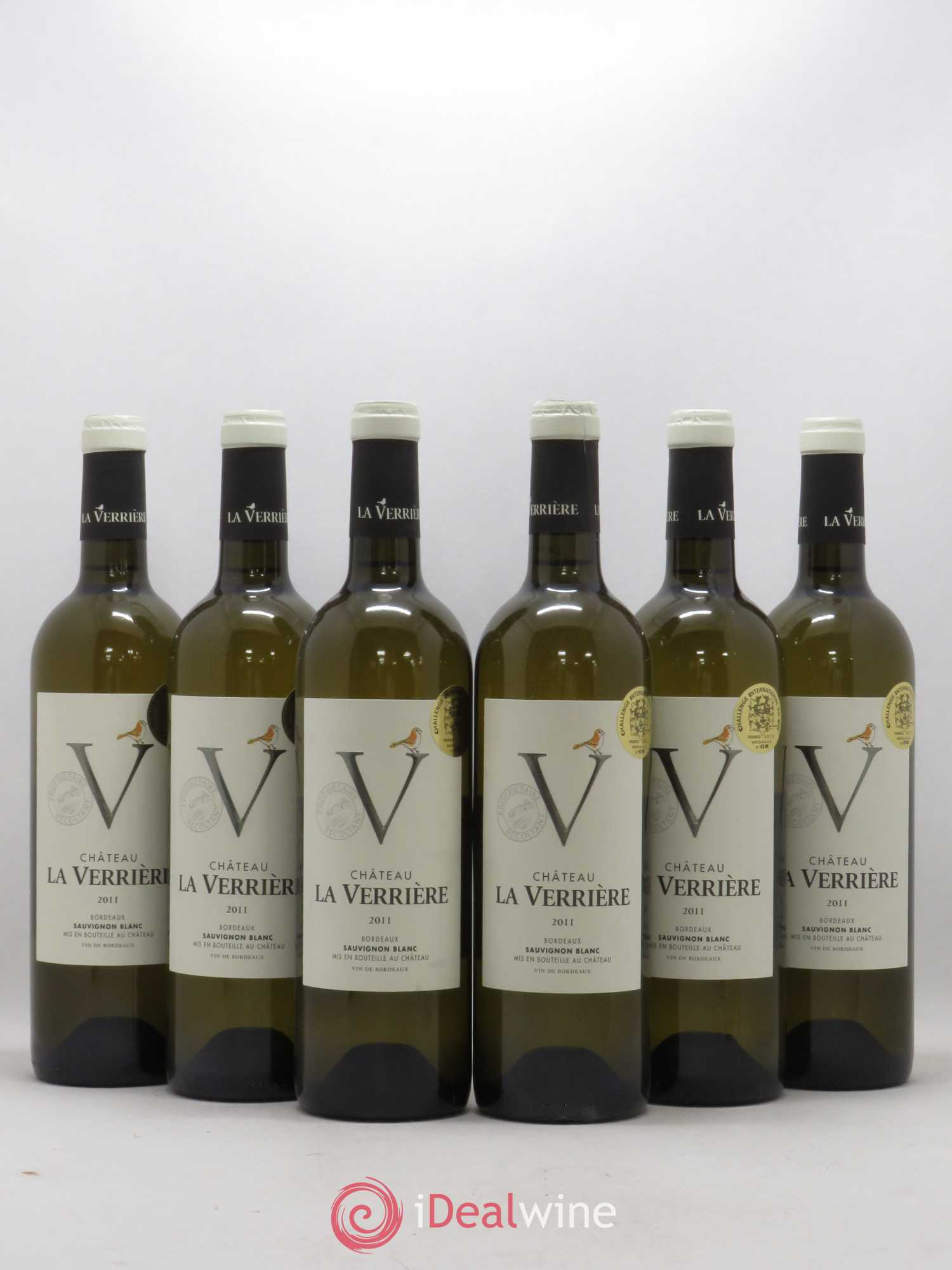 Bordeaux Château La Verriere (sans prix de réserve) 2011 - Posten von 6 Flaschen - 0