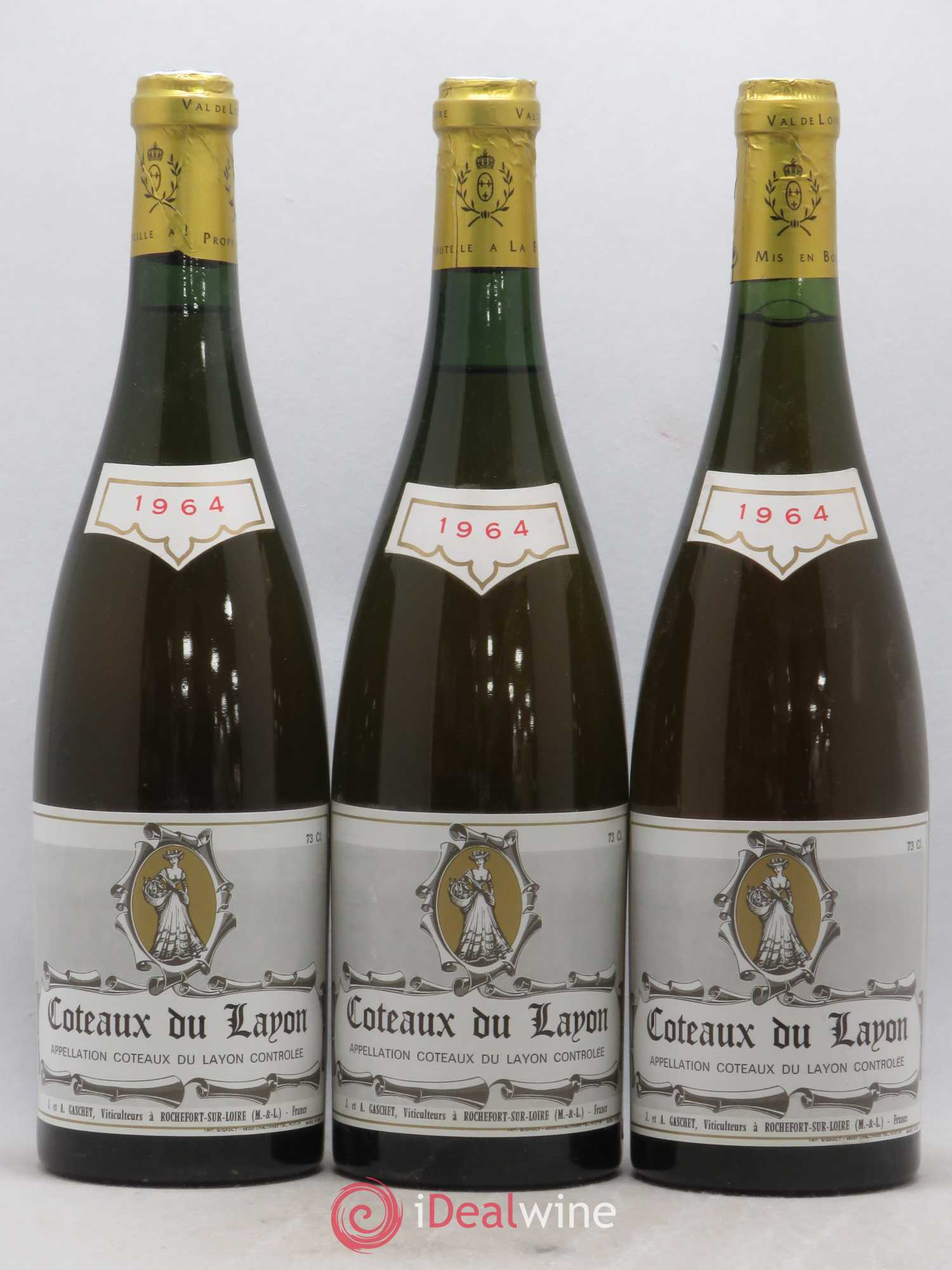 Coteaux du Layon Gaschet (sans prix de réserve) 1964 - Lotto di 3 bottiglie - 0