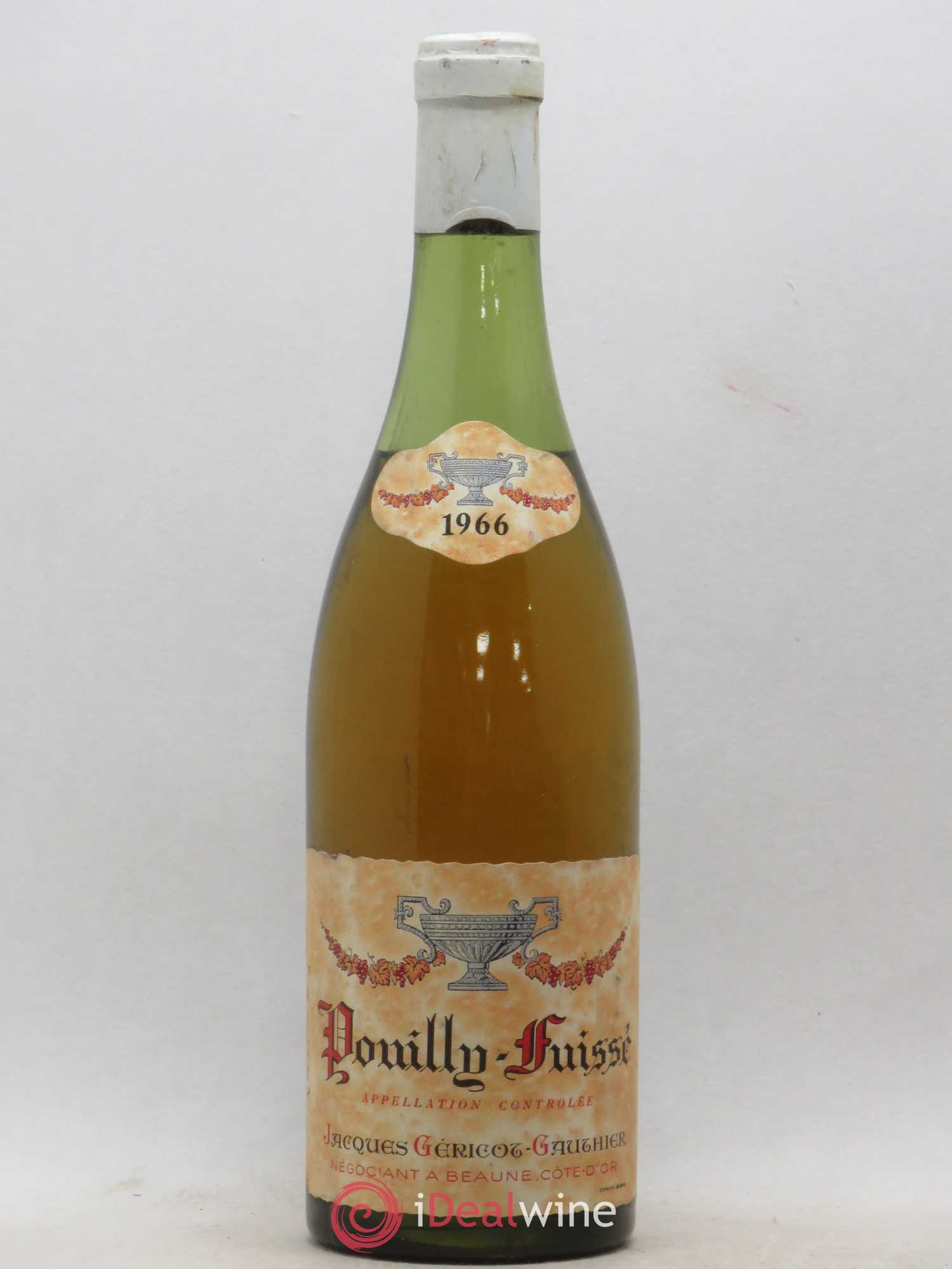 Pouilly-Fuissé Gericot Gauthier (sans prix de réserve) (sans prix de réserve) 1966 - Posten von 1 Flasche - 0
